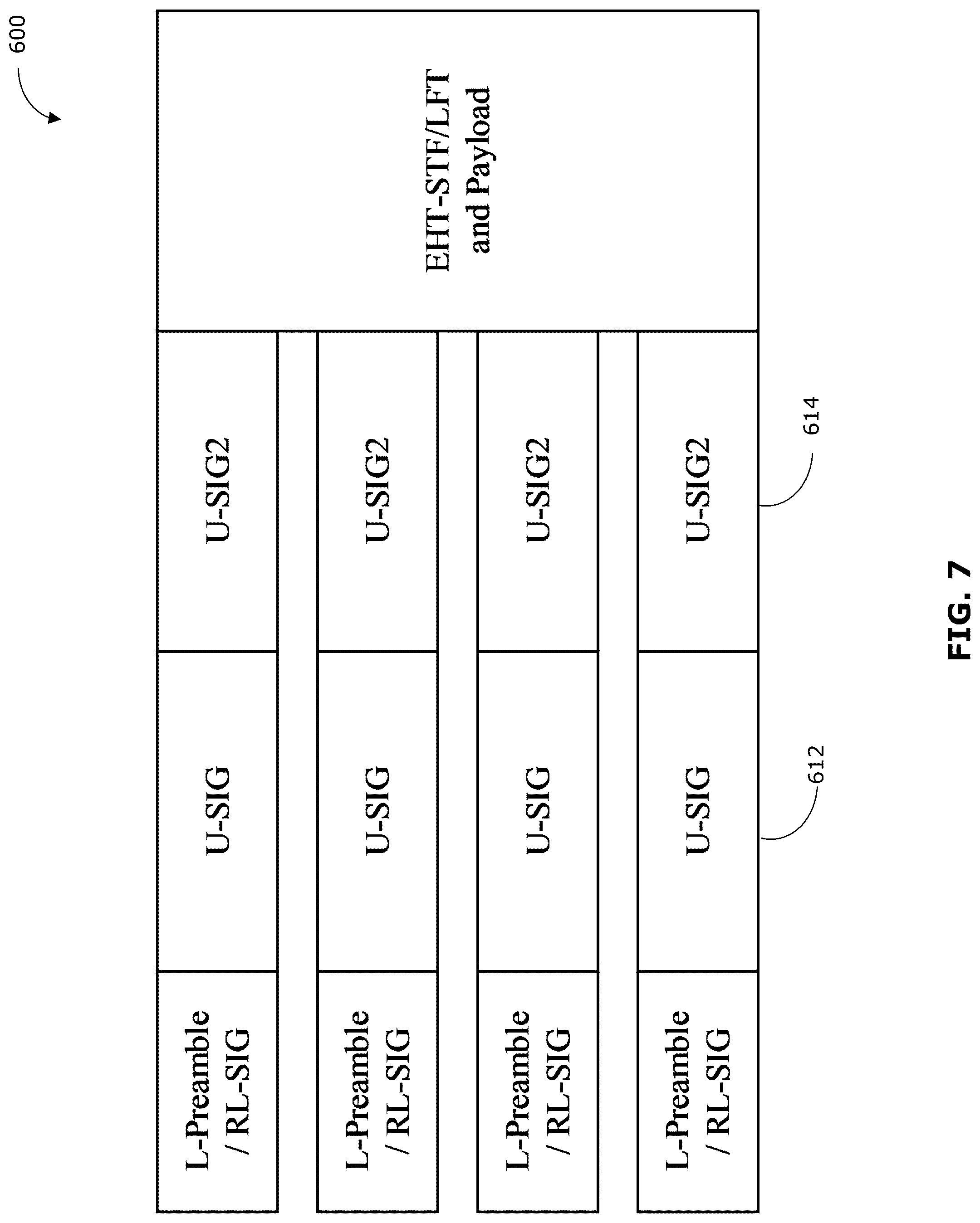 Patent US12323853 Figure 7 – Low power indoor frame format
