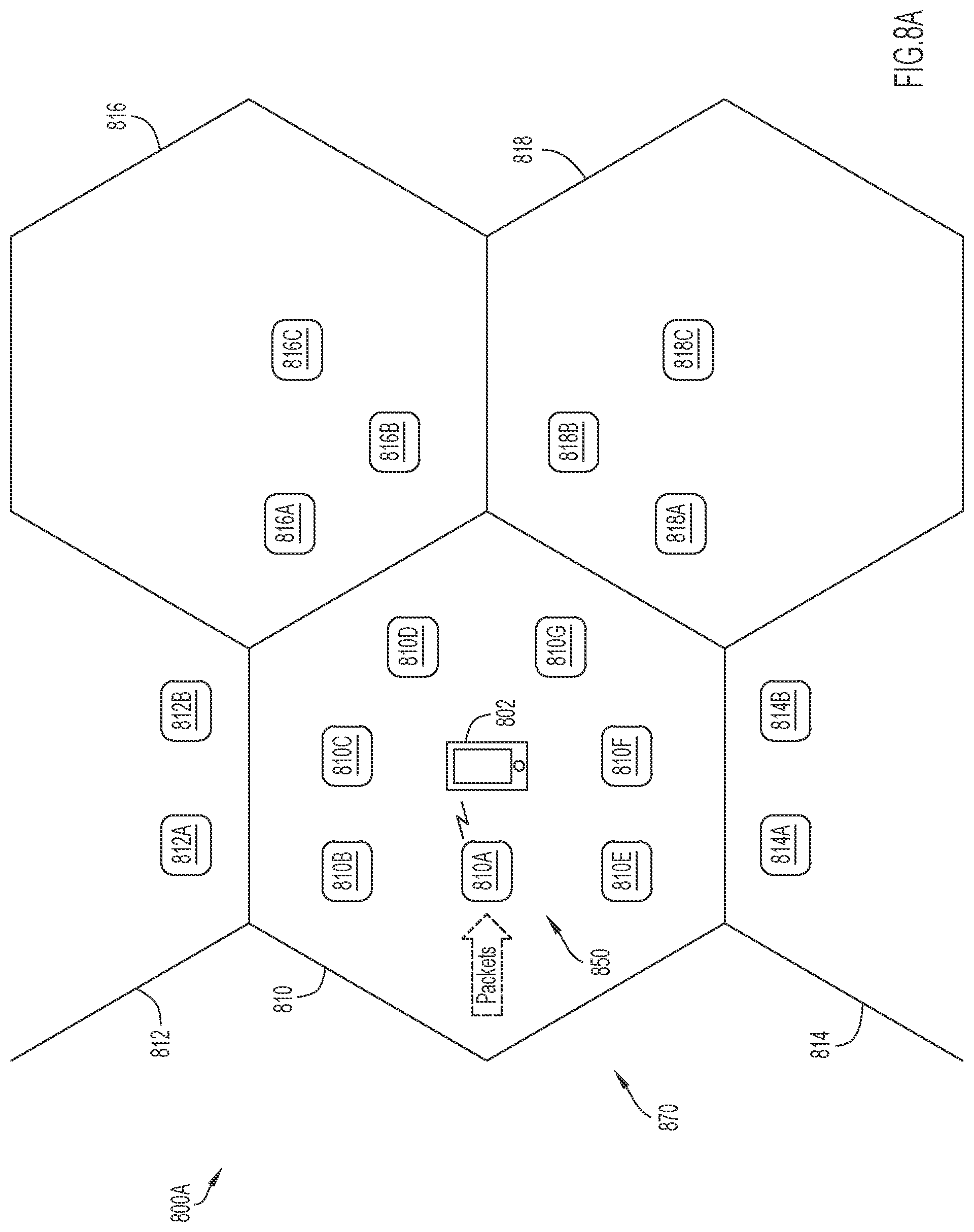 Patent US12323870 Figure 12 – Seamless handoff between wireless access points (APs) with use of pre-convergence packet replication