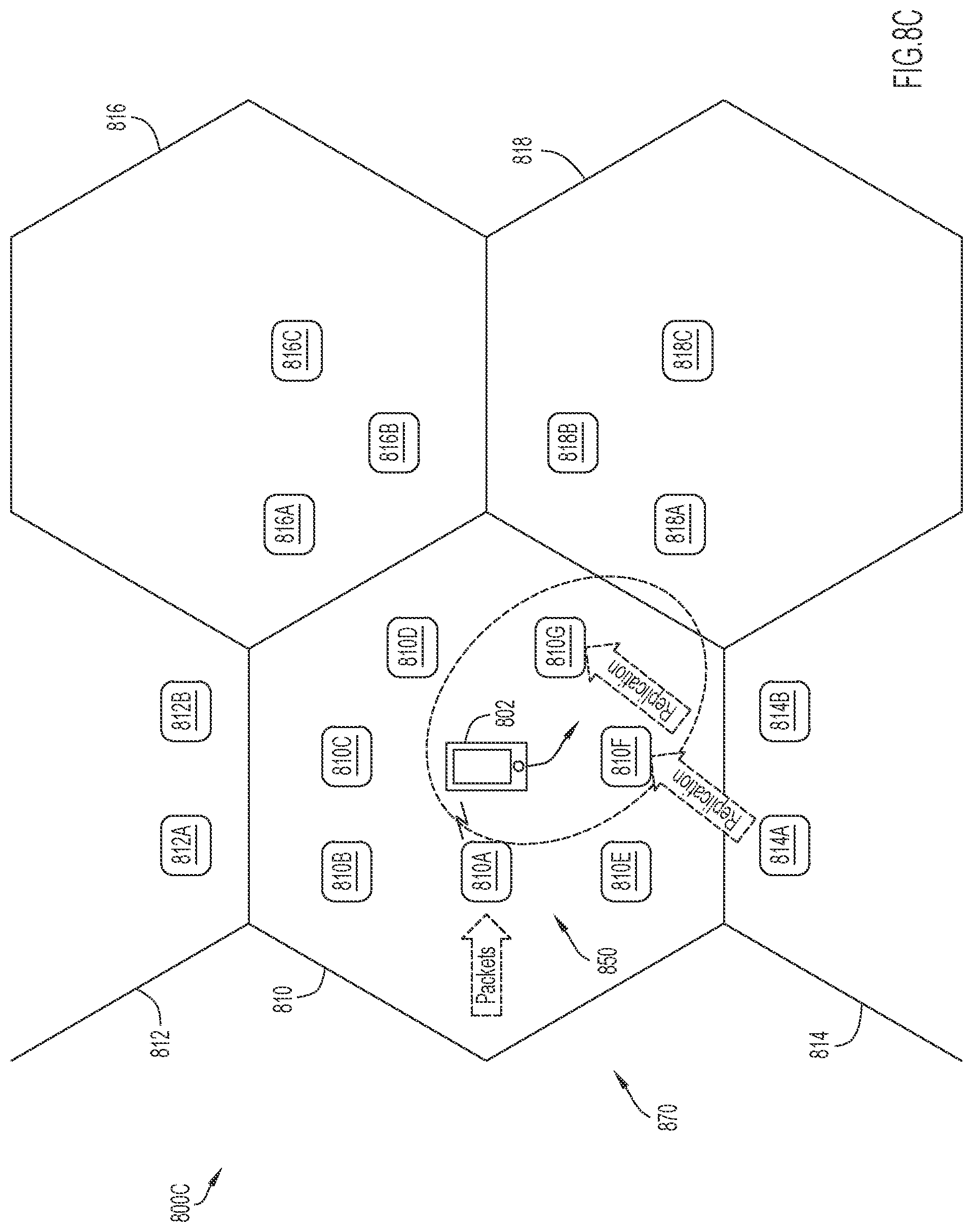 Patent US12323870 Figure 14 – Seamless handoff between wireless access points (APs) with use of pre-convergence packet replication