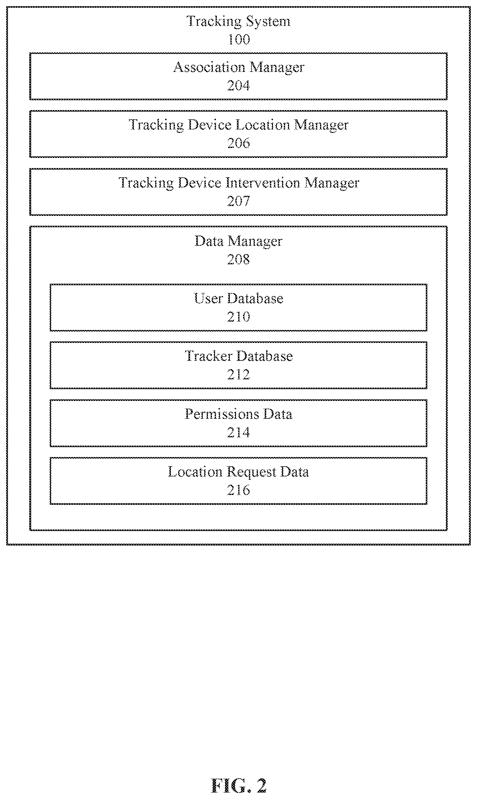 Patent US12323877 Figure 2 – User intervention based on proximity between tracking devices