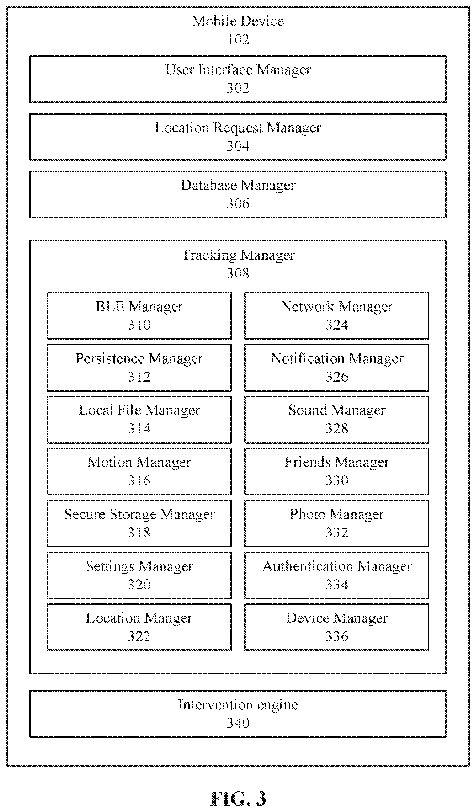 Patent US12323877 Figure 3 – User intervention based on proximity between tracking devices
