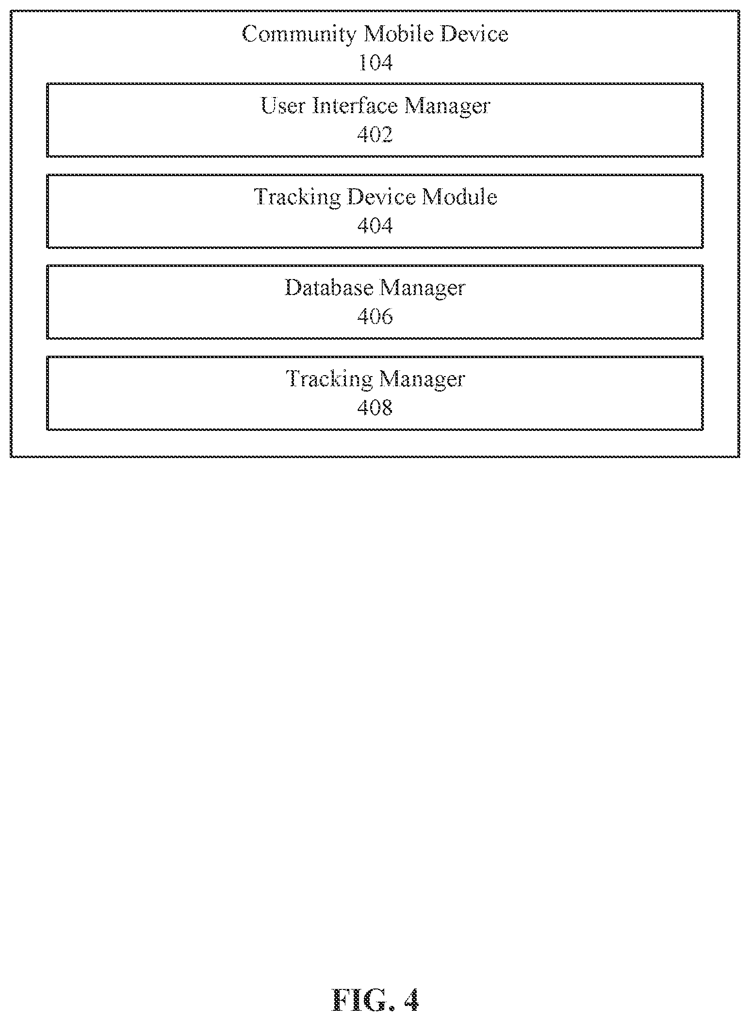 Patent US12323877 Figure 4 – User intervention based on proximity between tracking devices
