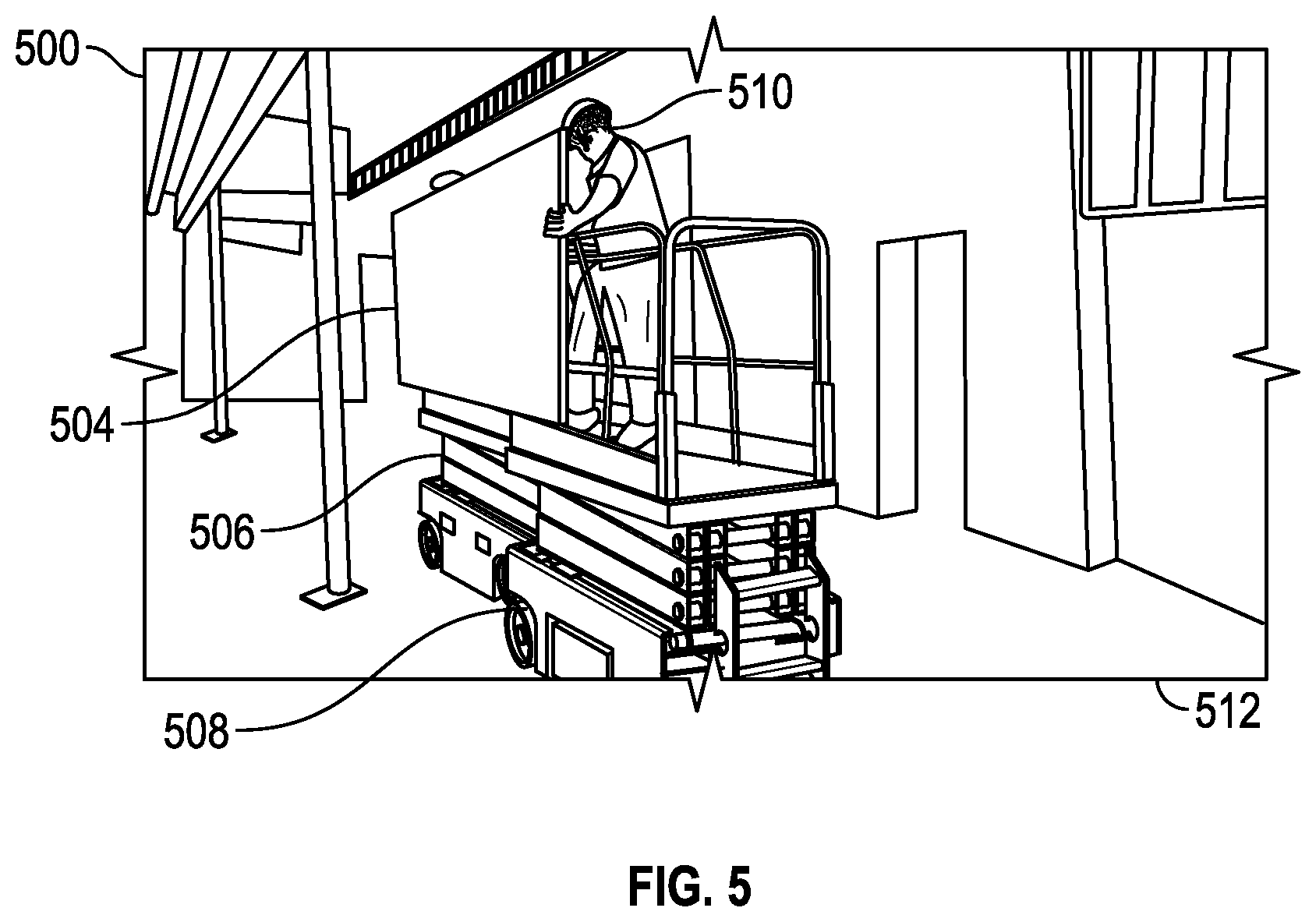 Patent US12323886 Figure 5 – Automatic connection to work site equipment groupings