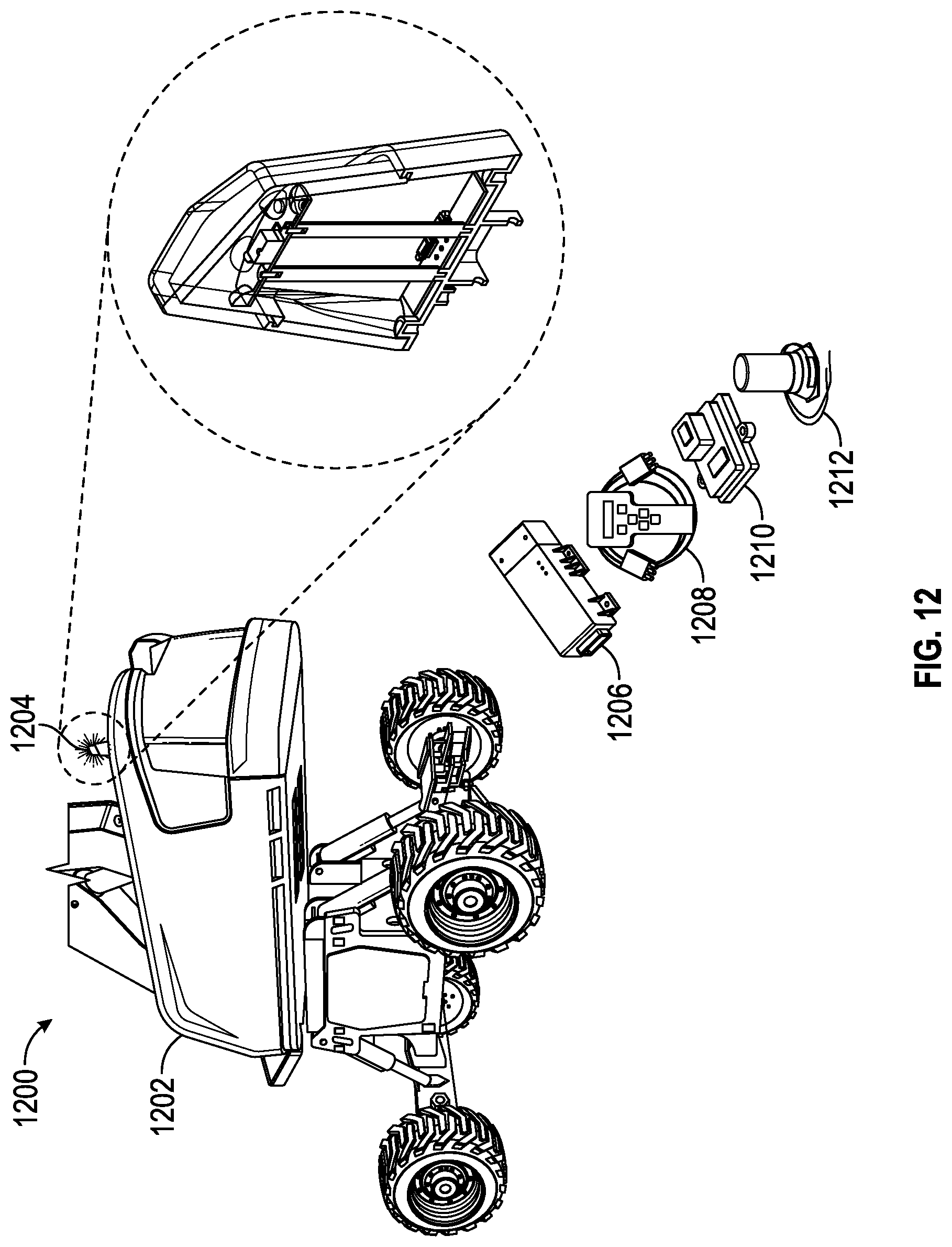 Patent US12323886 Figure 12 – Automatic connection to work site equipment groupings