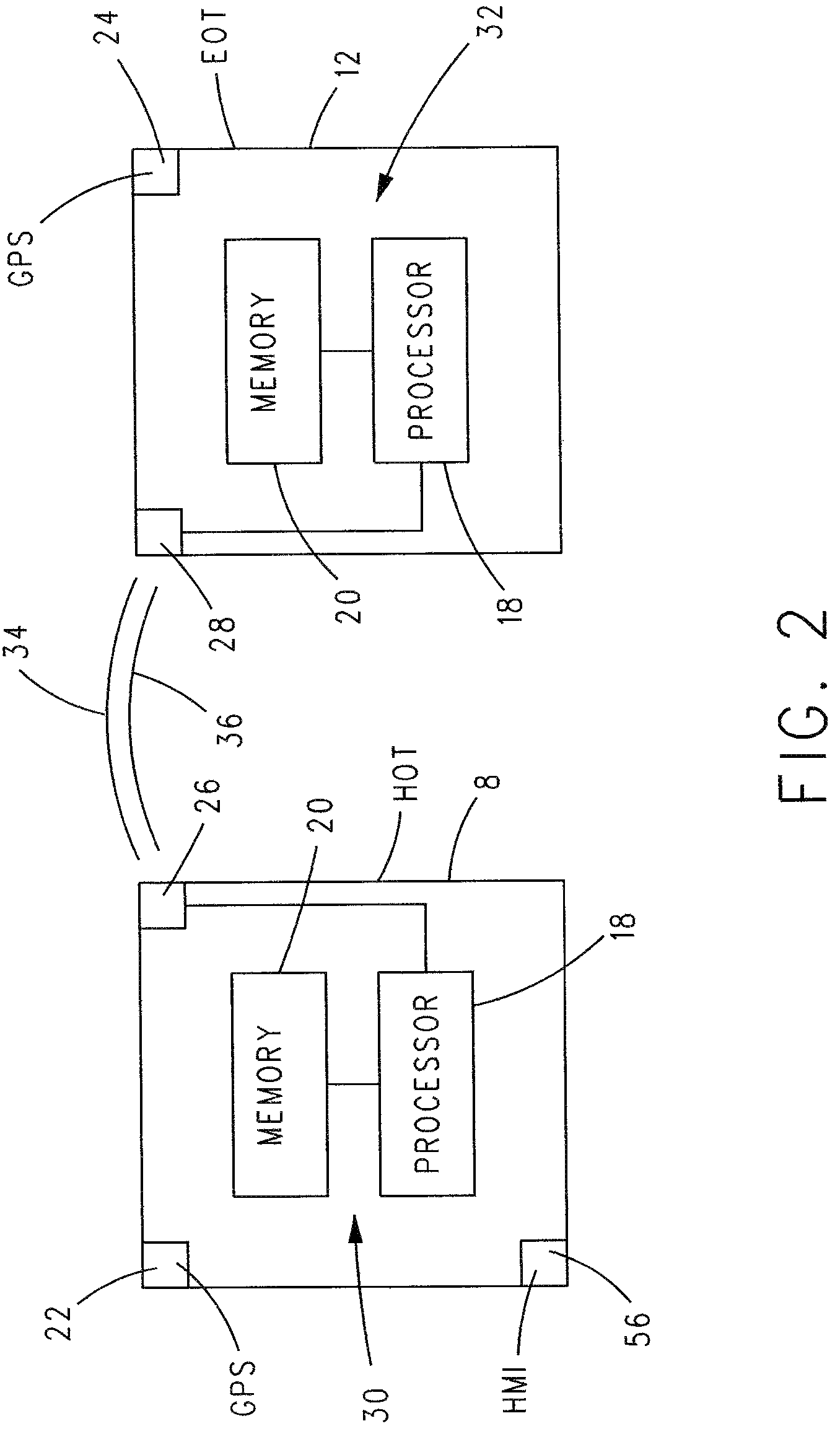 Patent US12323890 Figure 2 – Vehicle communication via multiple wireless communication links