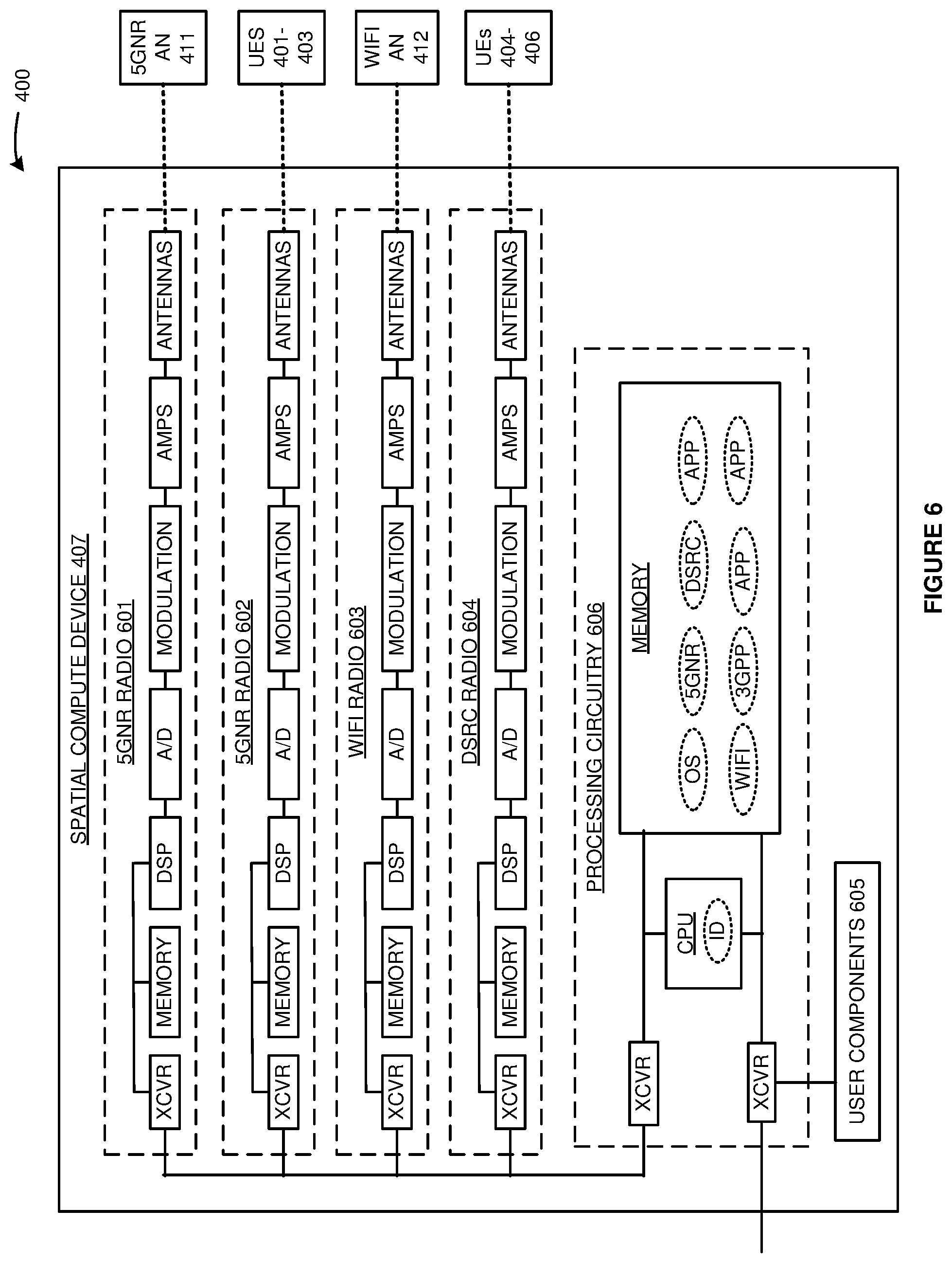 Patent US12323907 Figure 6 – User application delivery over ad-hoc wireless communication networks
