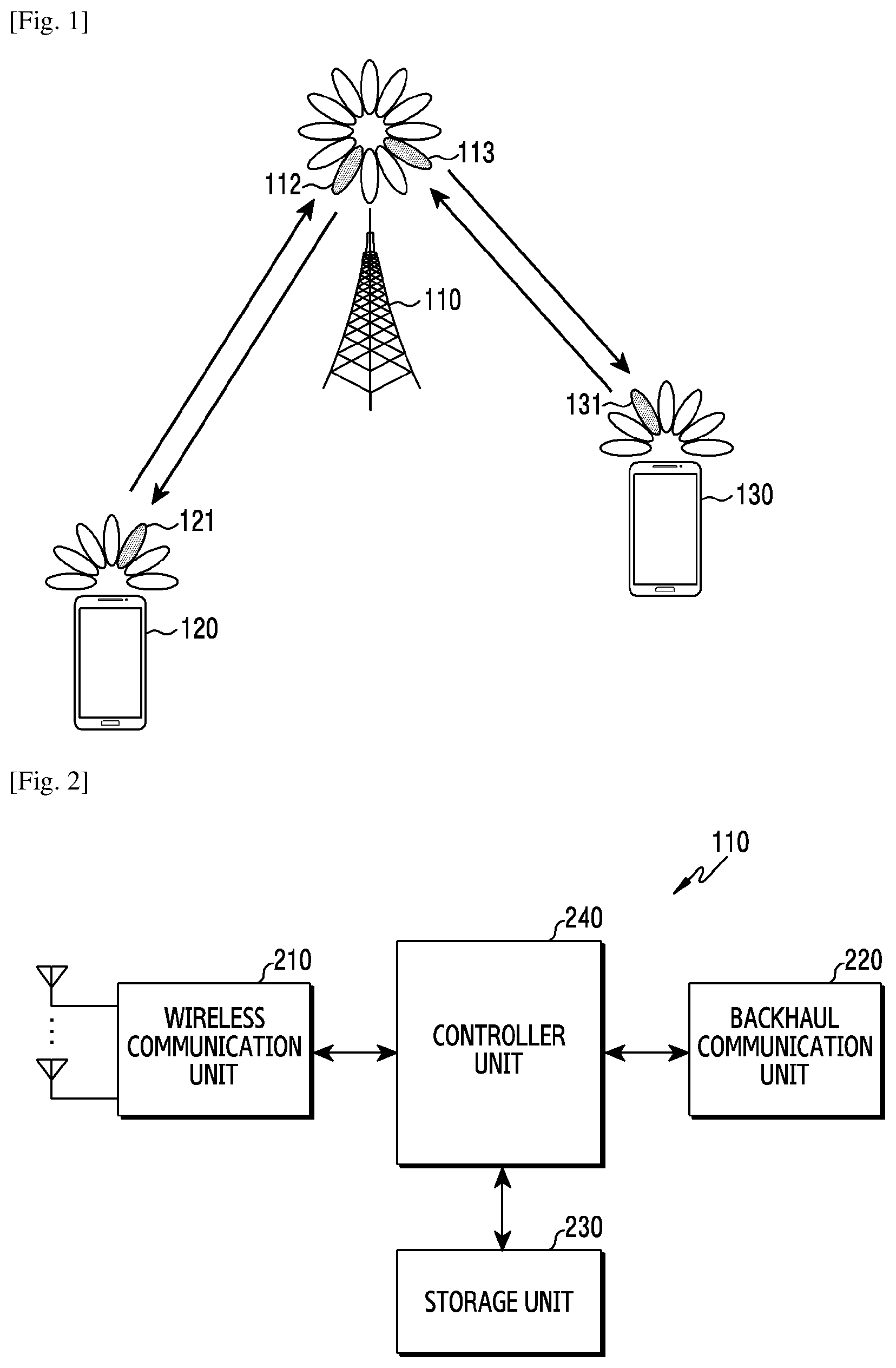 Patent US12323941 Figure 1 – Angle-based positioning and measurement in a telecommunication system