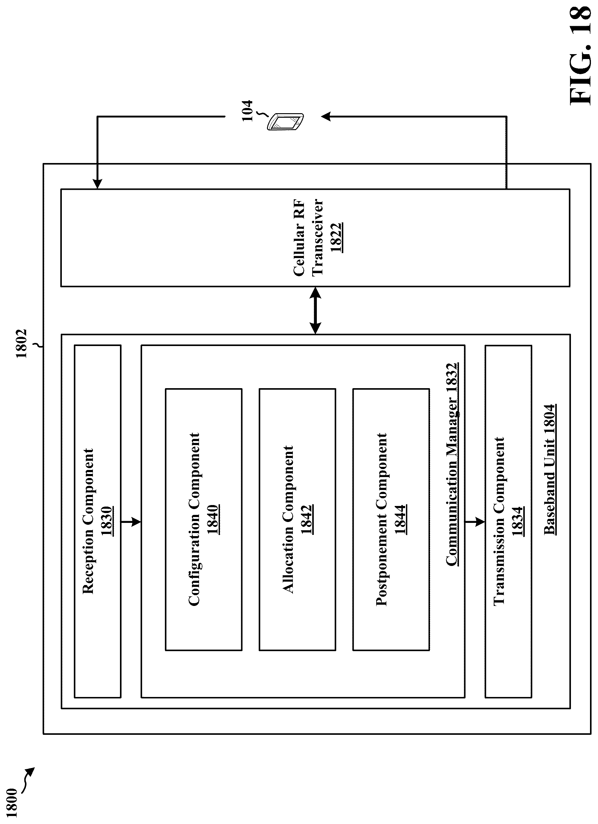 Patent US12323955 Figure 18 – Dynamic postponement of periodic resources and DRX active times in mode 1 sidelink