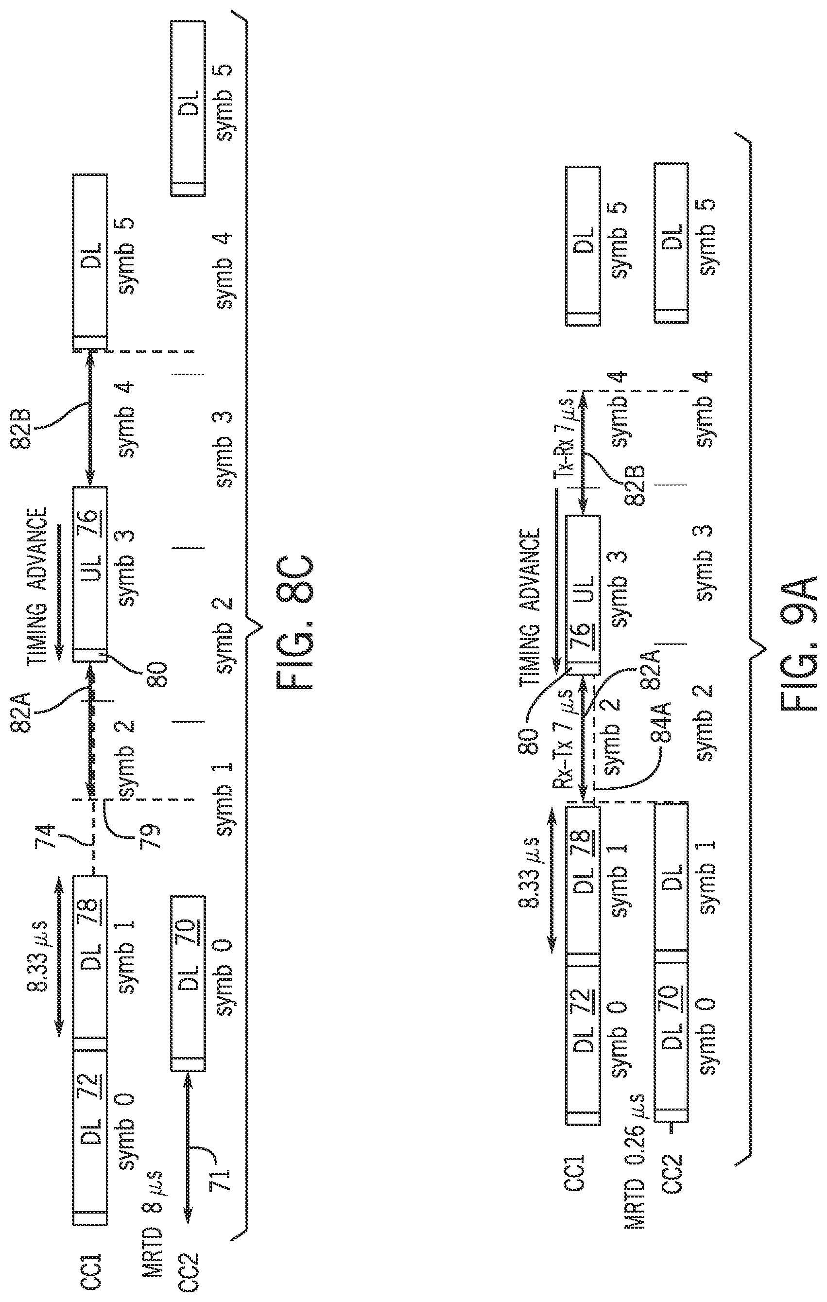 Patent US12323959 Figure 6 – Transmission delay compensation for intra-frequency band communication