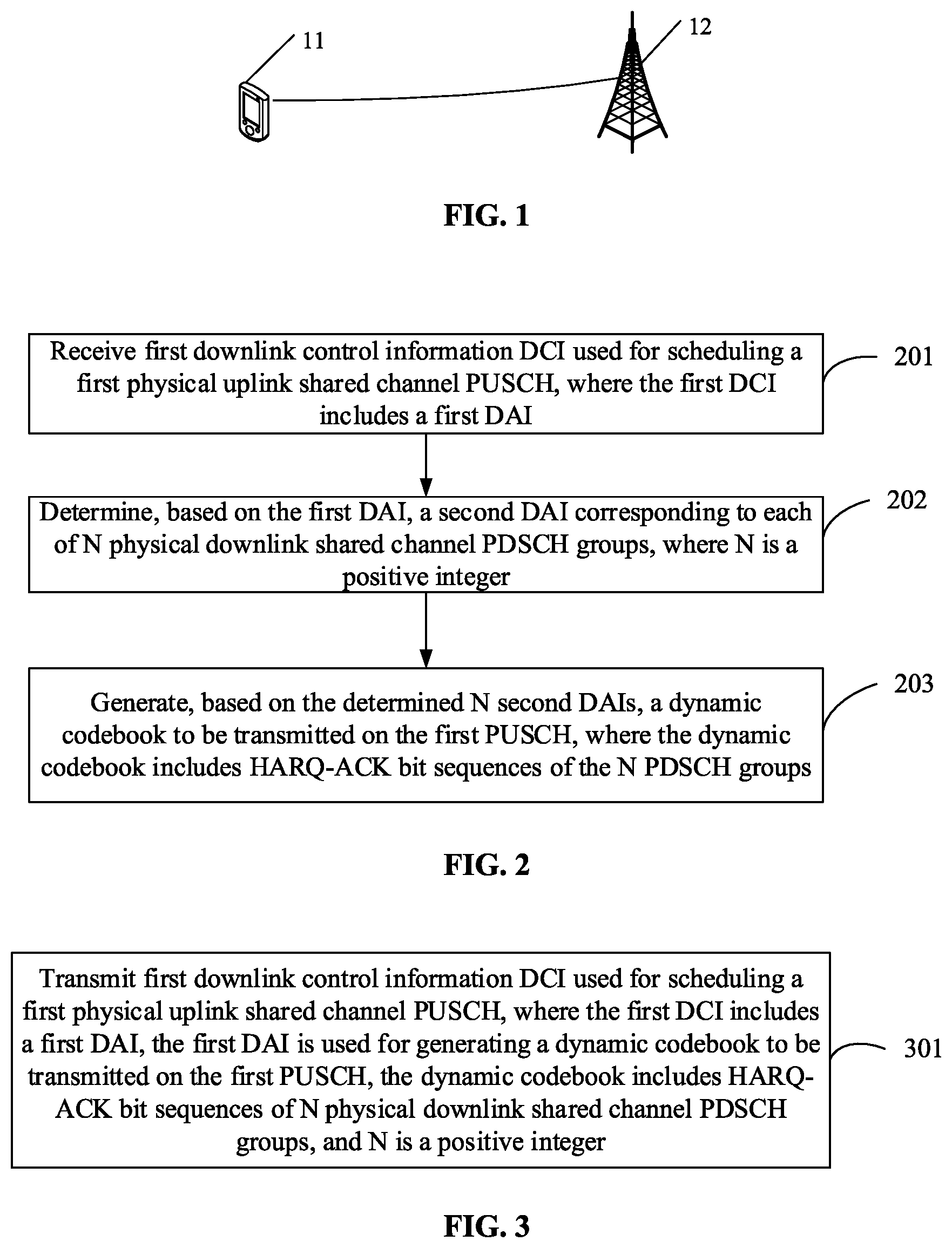 Patent US12323992 Figure 1 – HARQ-ACK codebook generation method, information transmitting method, and device