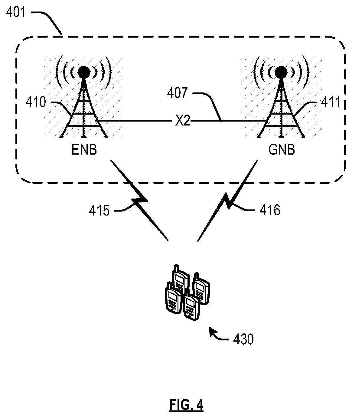 Patent US12324011 Figure 4 – Limiting uplink noise by adjusting MIMO transmission layers
