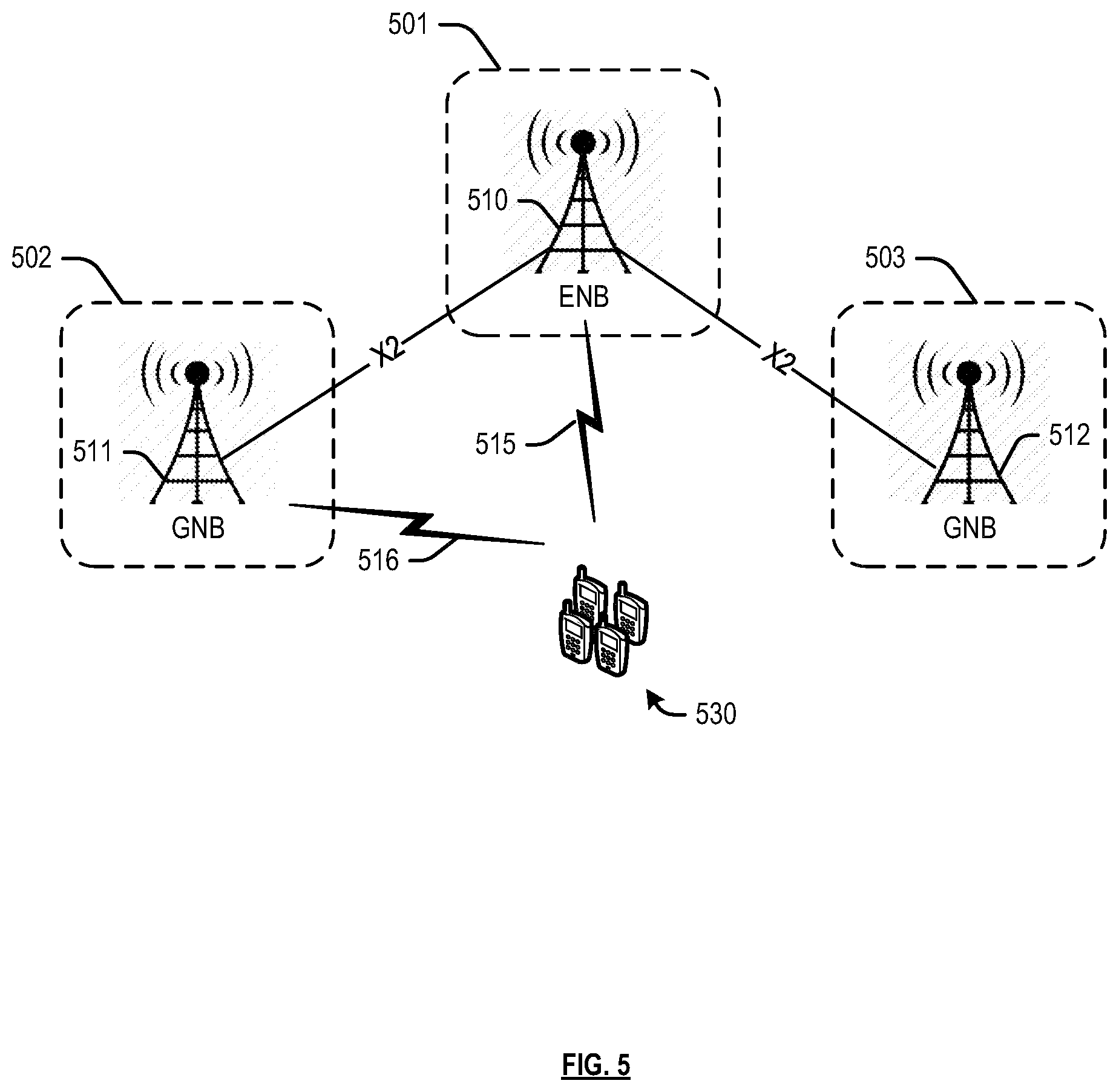 Patent US12324011 Figure 5 – Limiting uplink noise by adjusting MIMO transmission layers