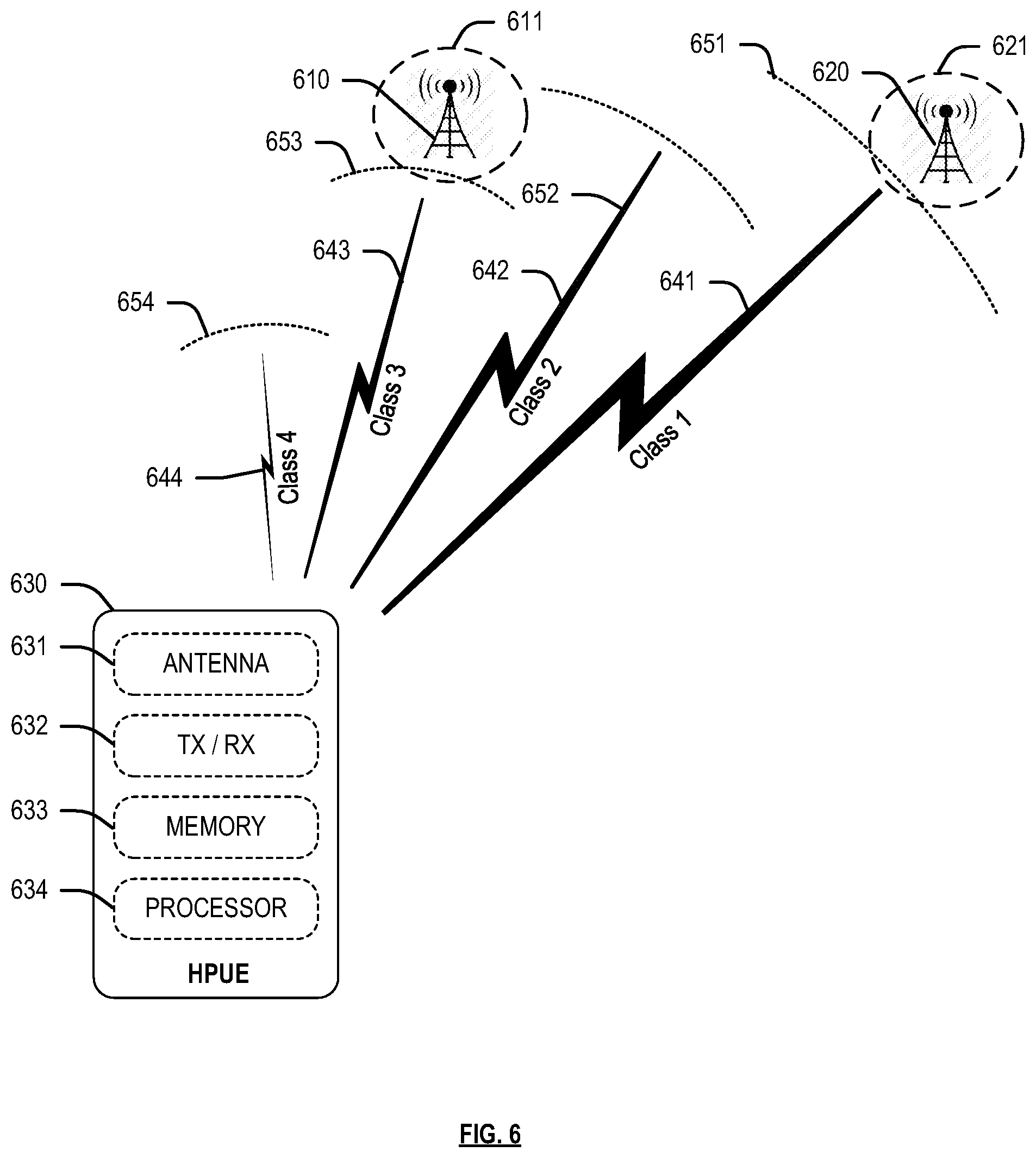 Patent US12324011 Figure 6 – Limiting uplink noise by adjusting MIMO transmission layers