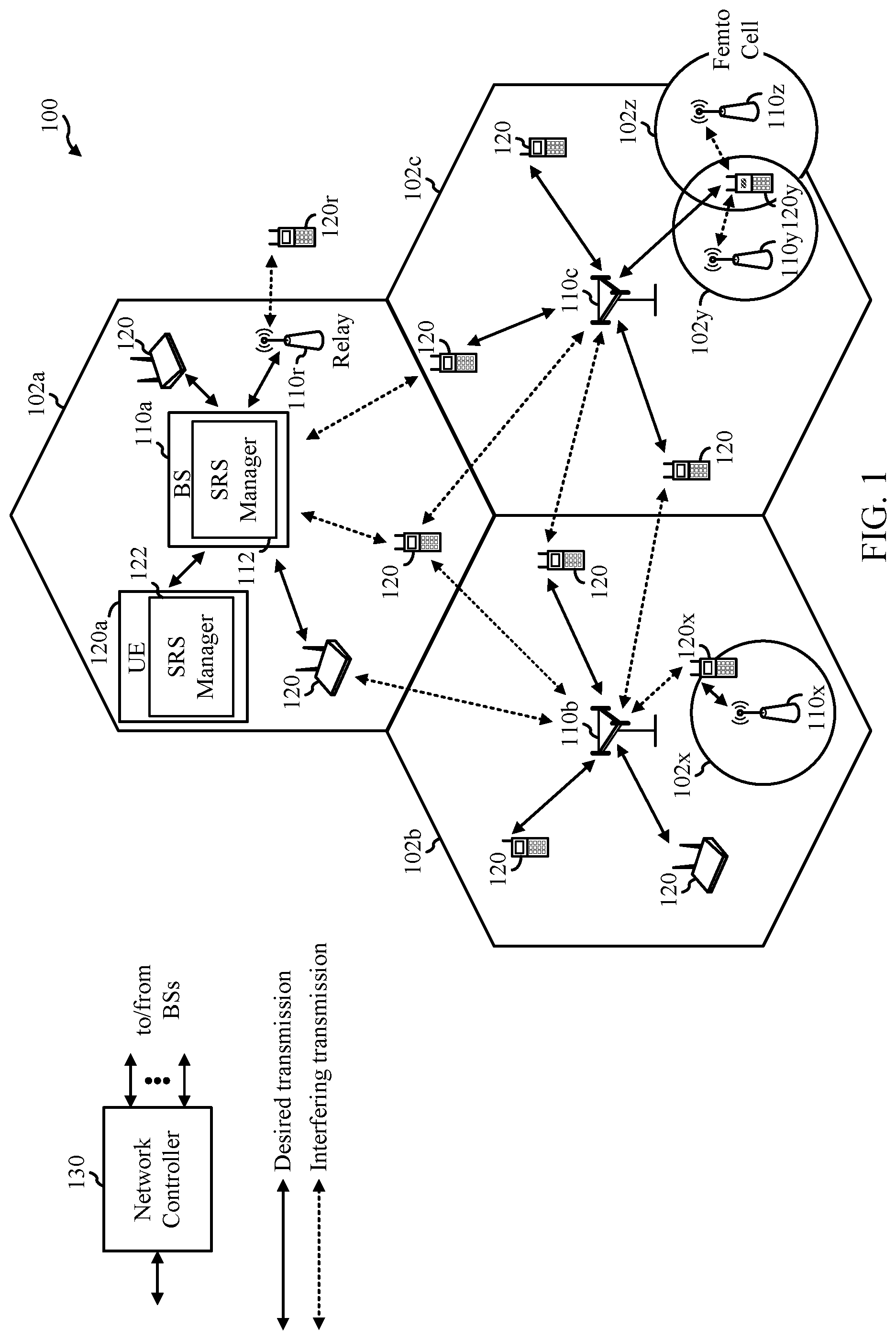 Patent US12324018 — Sounding reference signal (SRS) triggered in a random access channel (RACH) procedure — Figure 1