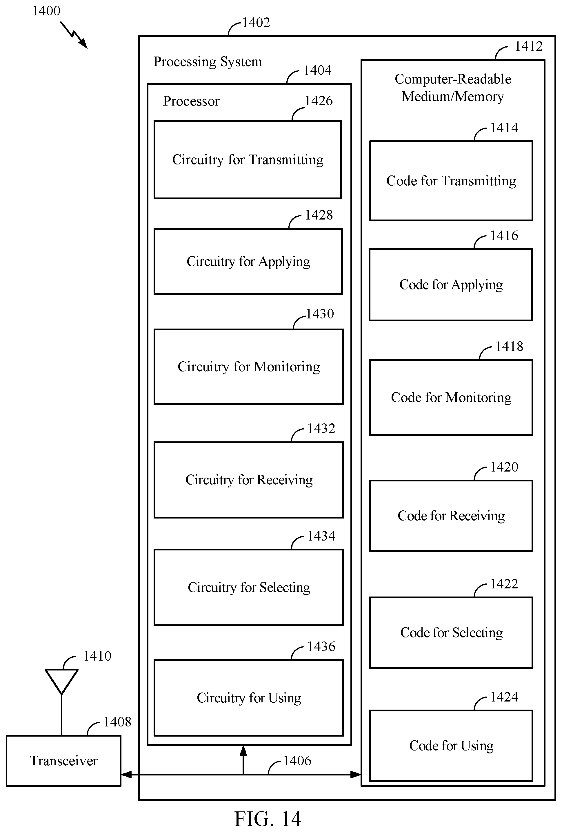 Patent US12324018 Figure 14 – Sounding reference signal (SRS) triggered in a random access channel (RACH) procedure