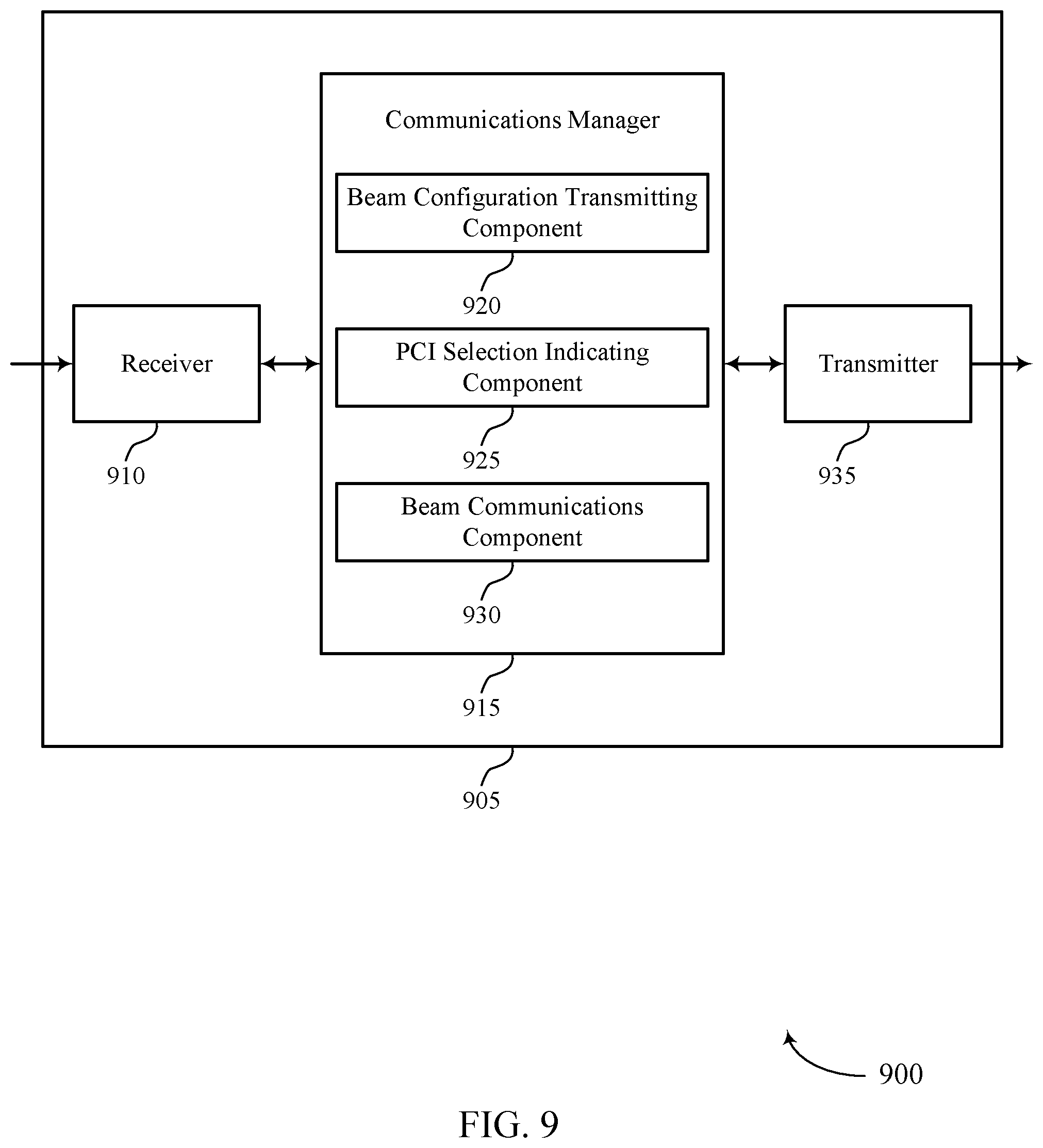 Patent US12324033 Figure 9 – Implicit beam indication