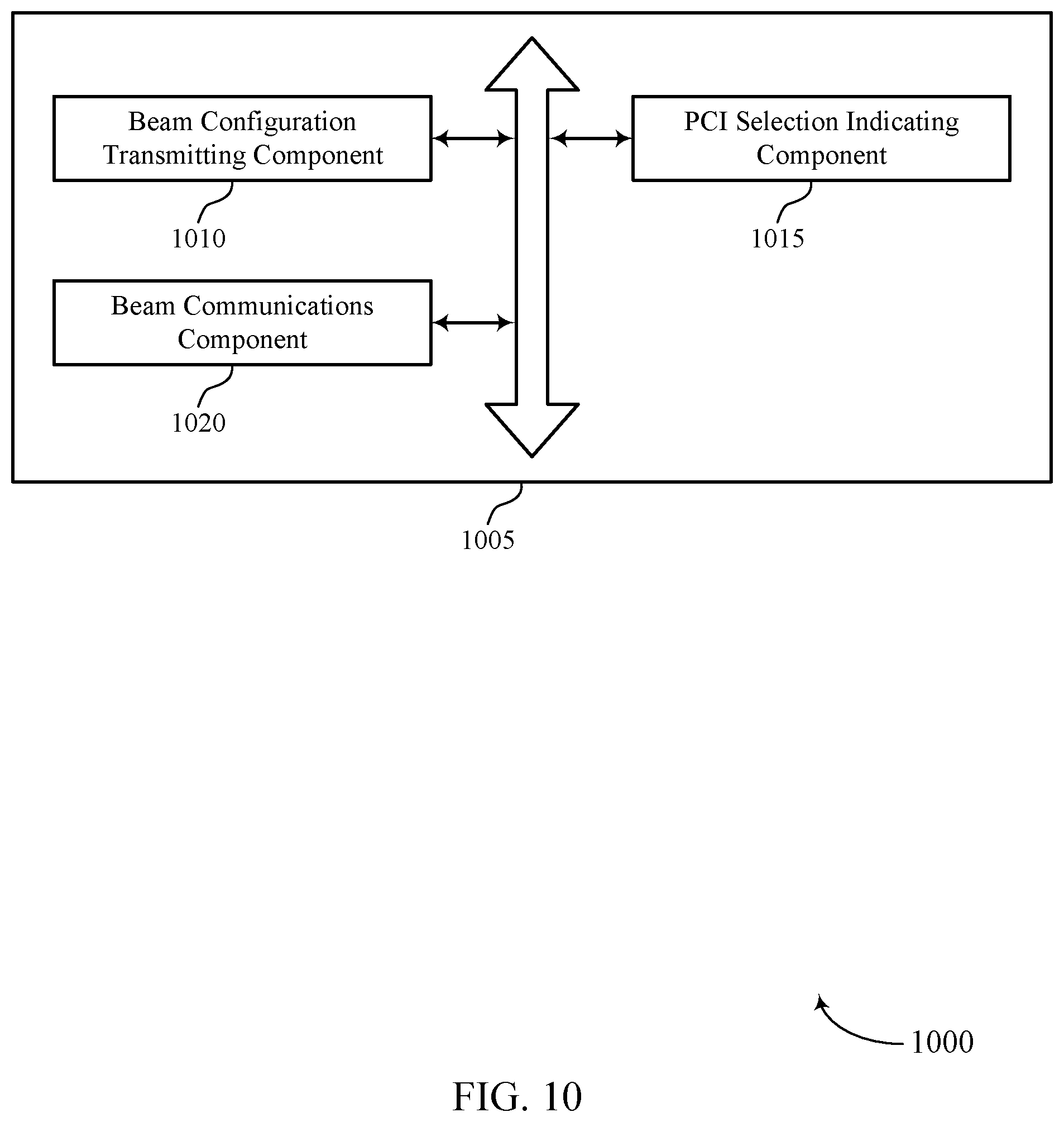 Patent US12324033 Figure 10 – Implicit beam indication