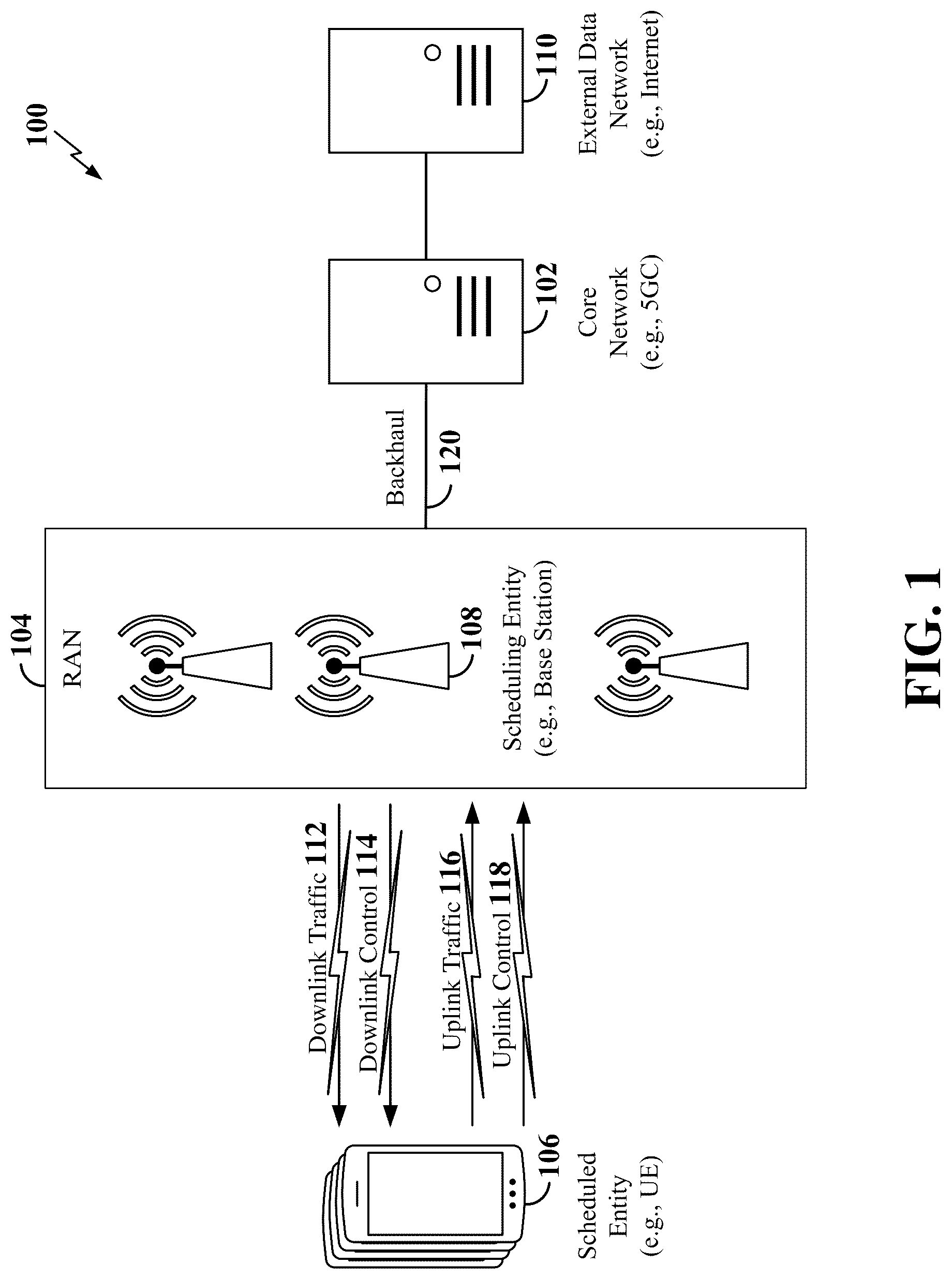 Patent US12324034 Figure 1 – Establishing a signaling connection in a wireless network