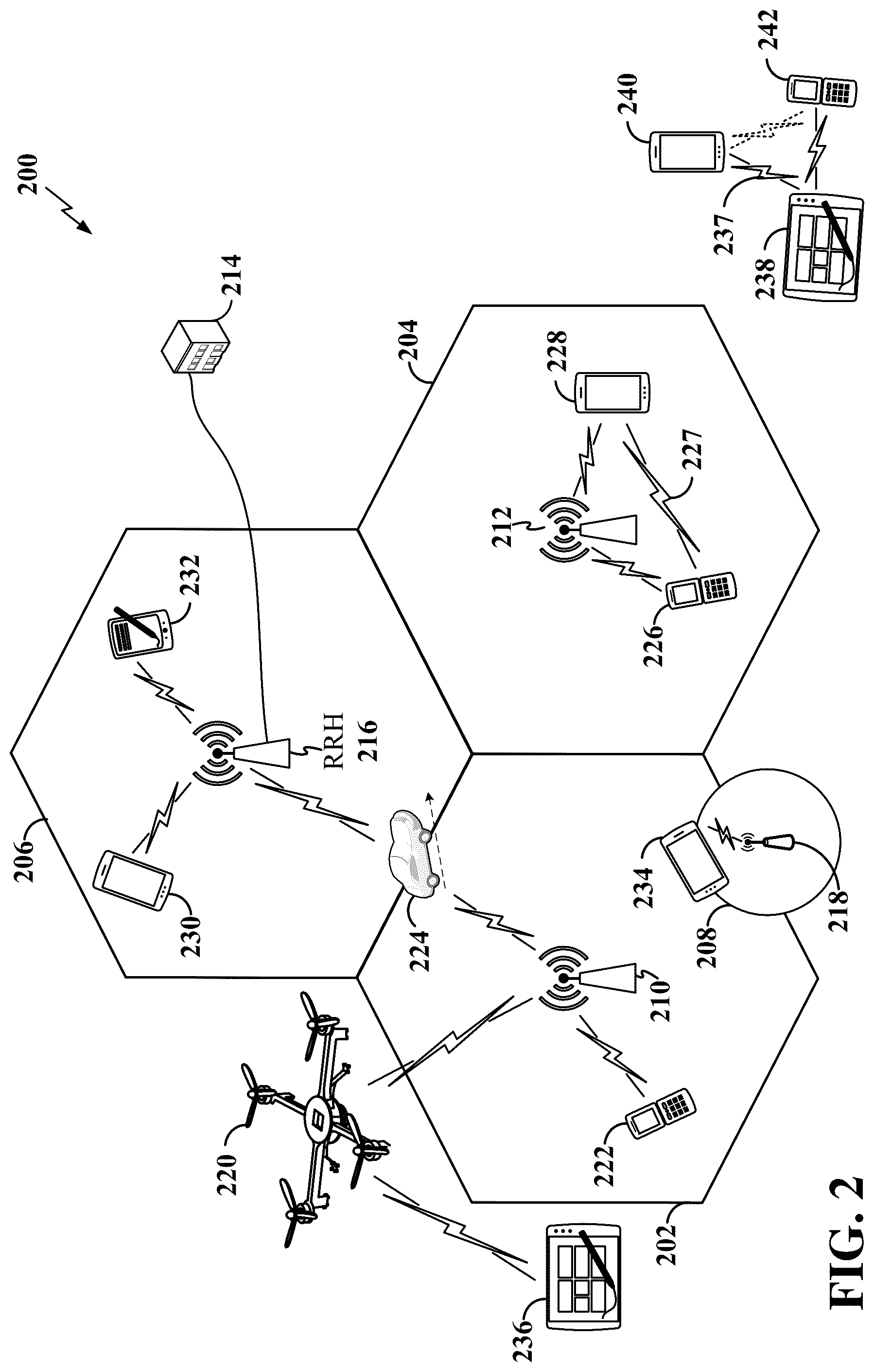 Patent US12324034 Figure 2 – Establishing a signaling connection in a wireless network