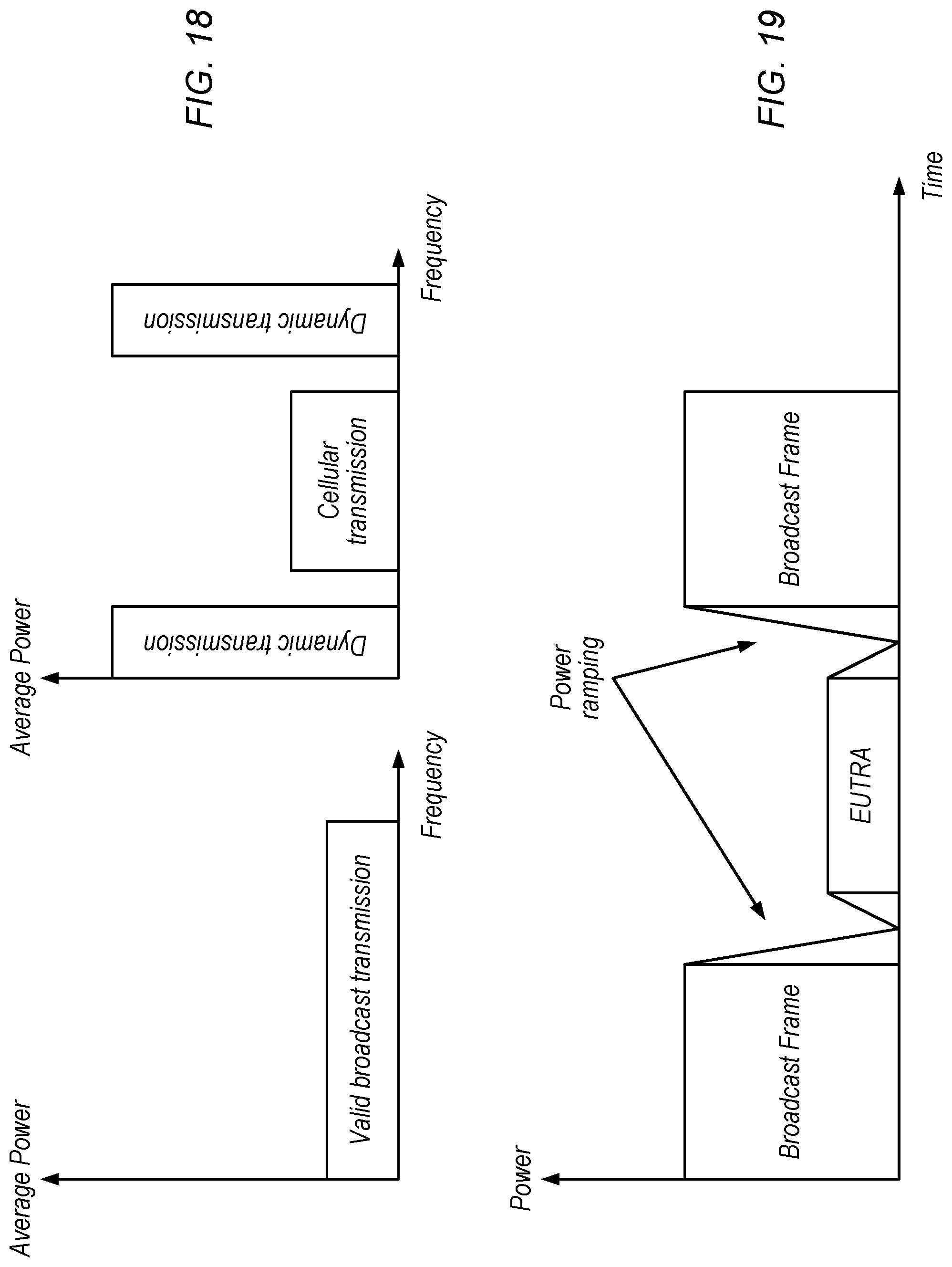 Patent US12324047 Figure 13 – Shared spectrum access for broadcast and bi-directional, packet-switched communications