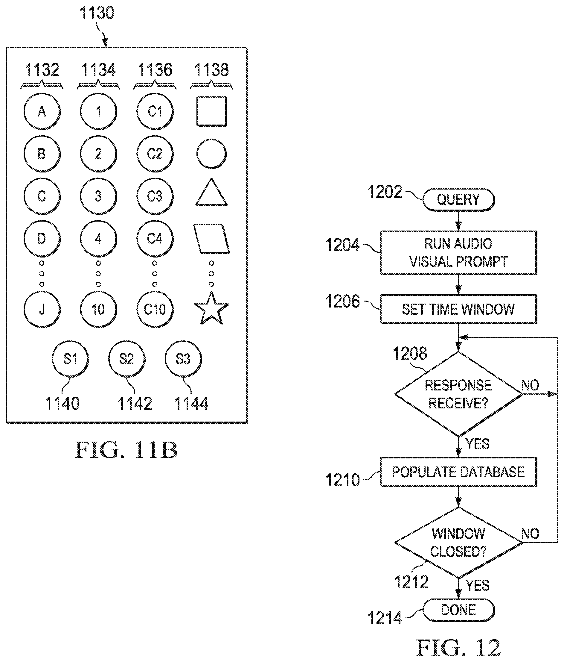 Patent US12324060 Figure 12 – System and method for using a mobile device as an input device for surveys at a live event