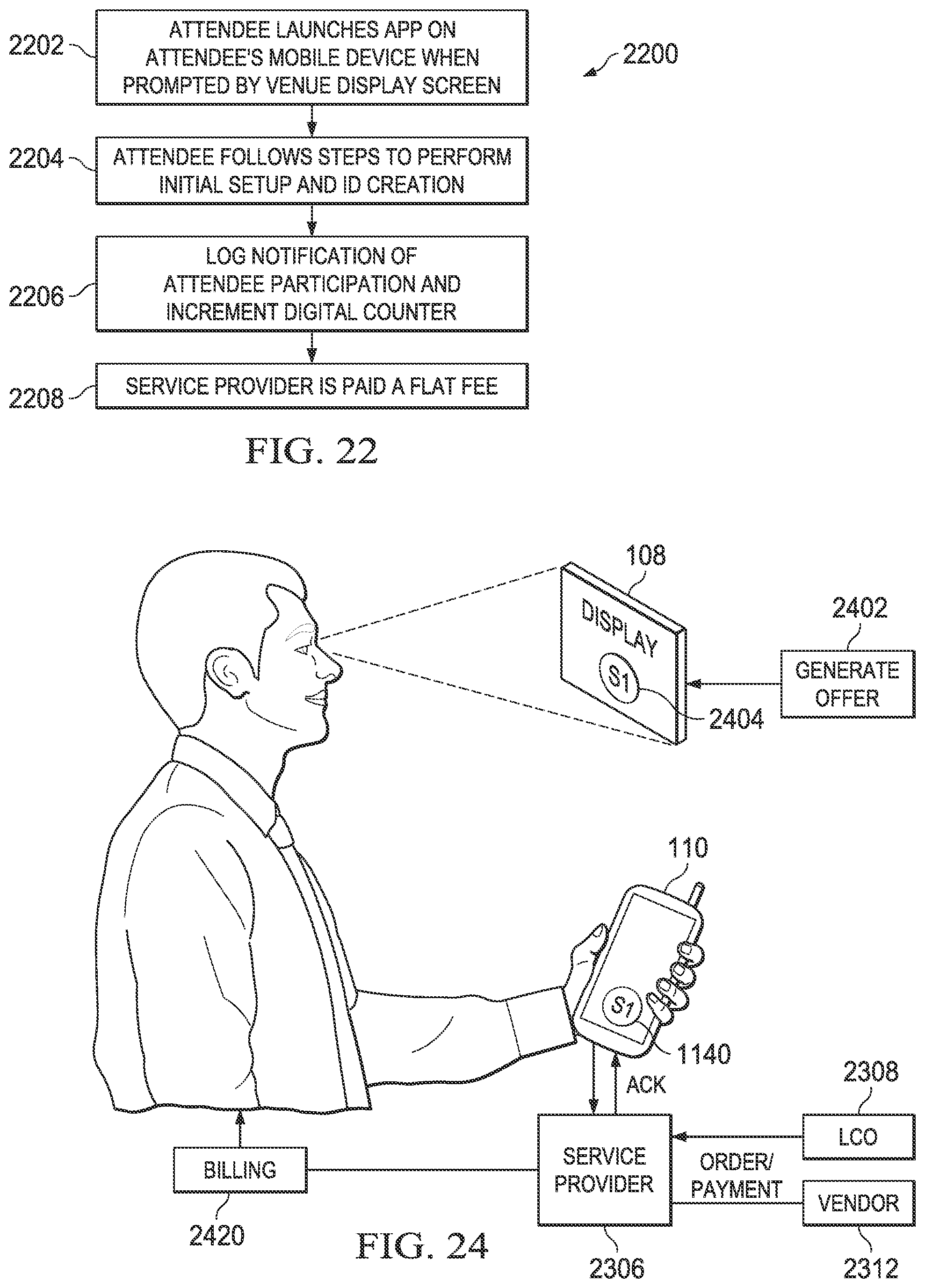 Patent US12324060 Figure 17 – System and method for using a mobile device as an input device for surveys at a live event