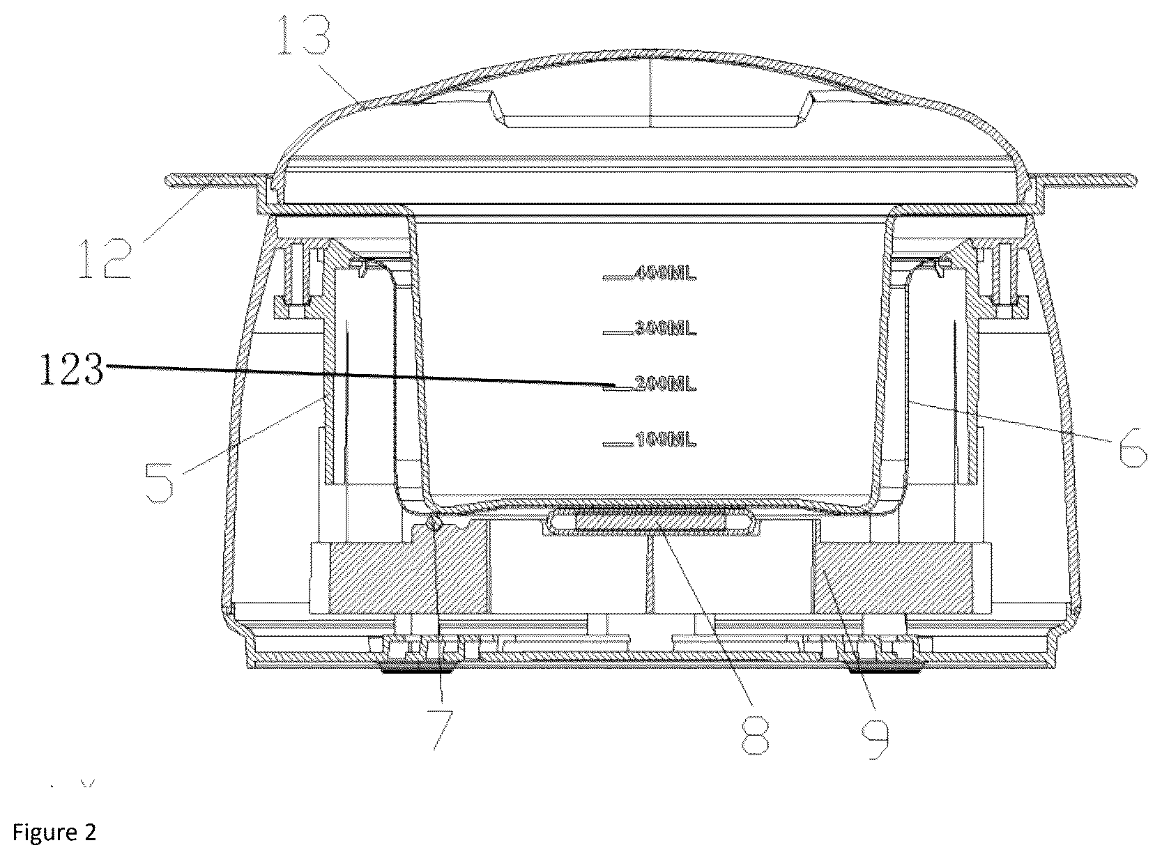 Patent US12324062 Figure 2 – Wax melting device