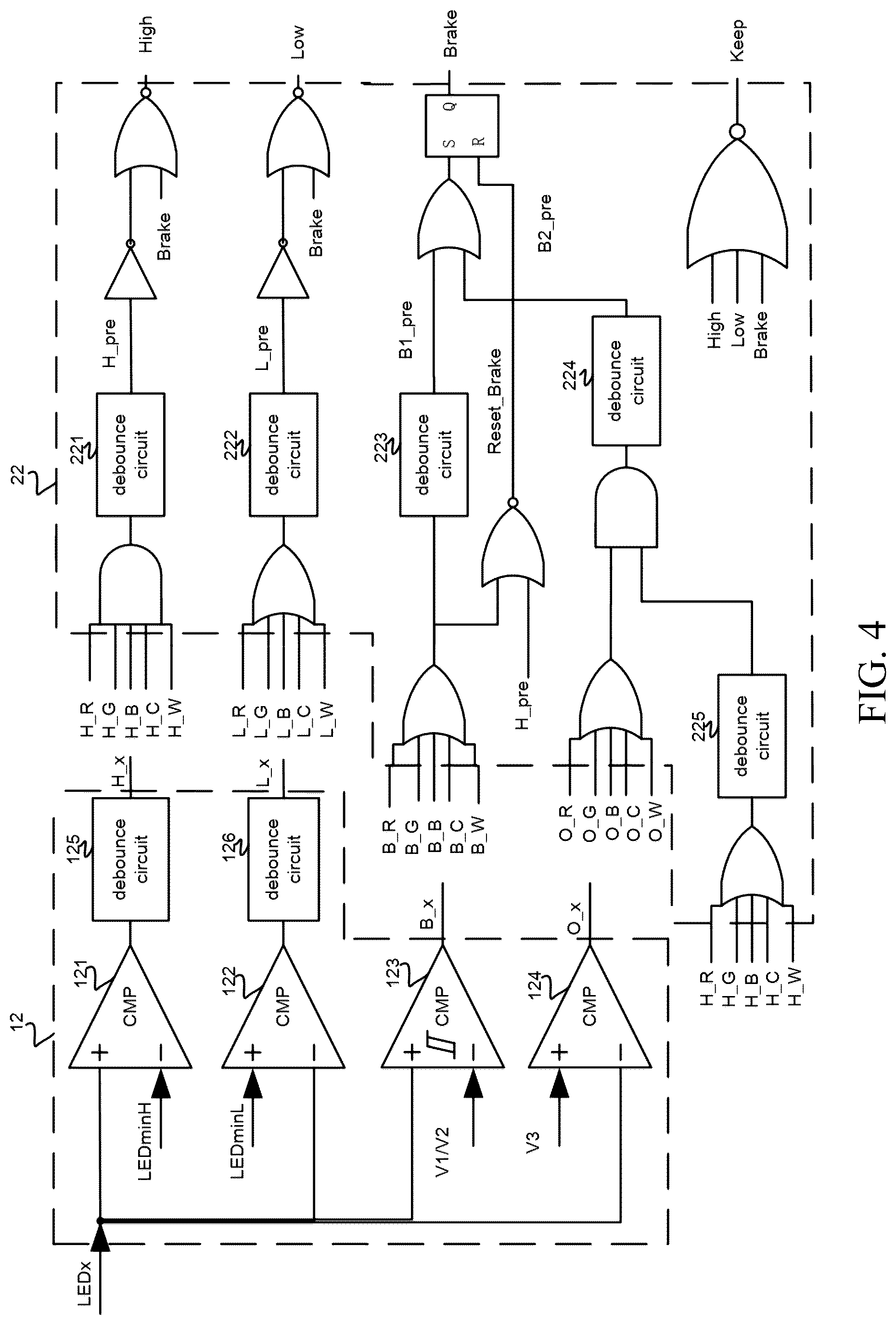 Patent US12324065 Figure 4 – Dimming control circuit, dimming control method, and LED driver circuit