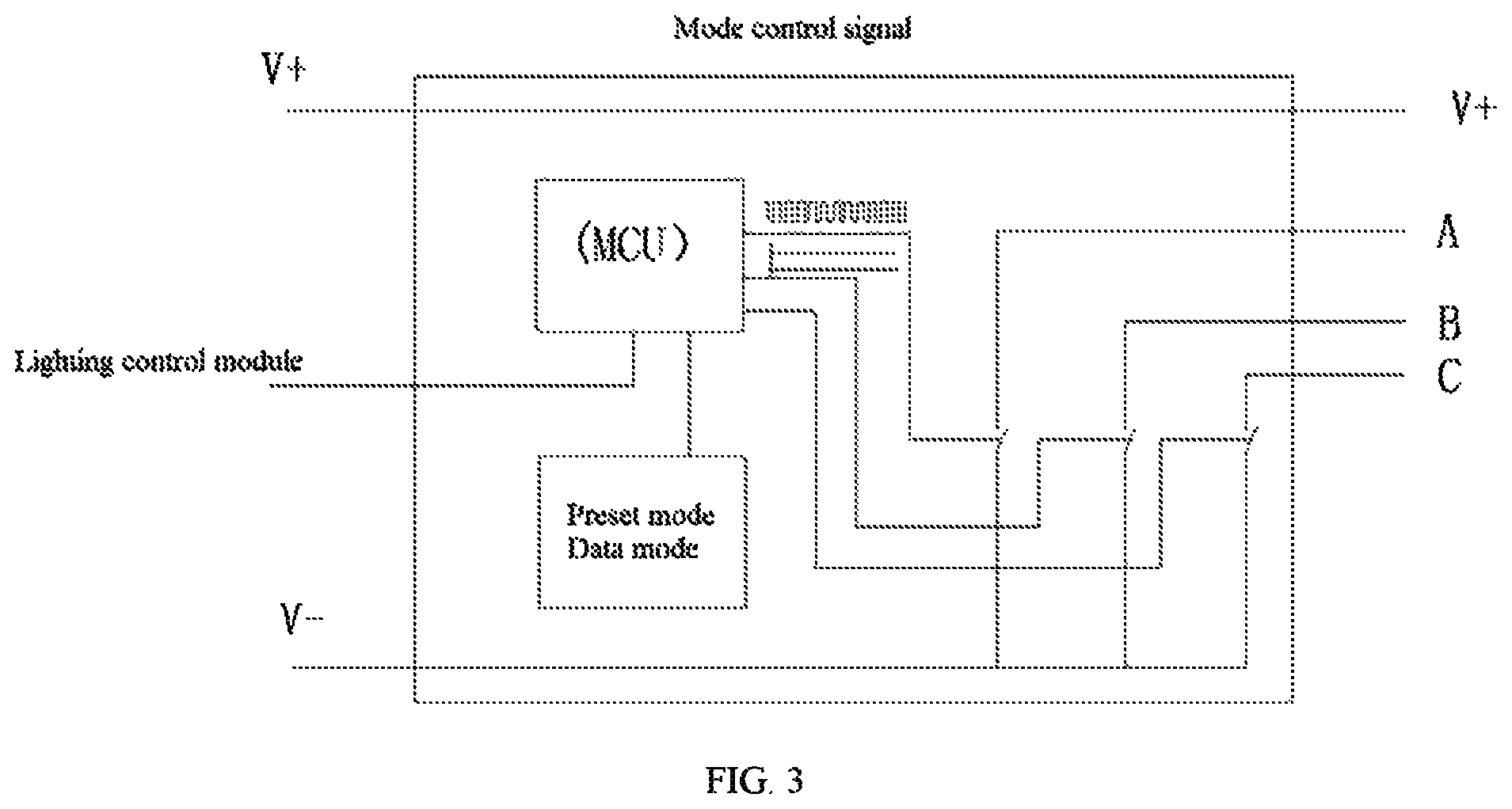 Patent US12324066 Figure 3 – Control method for lamp system based on RGB wiring arrangement