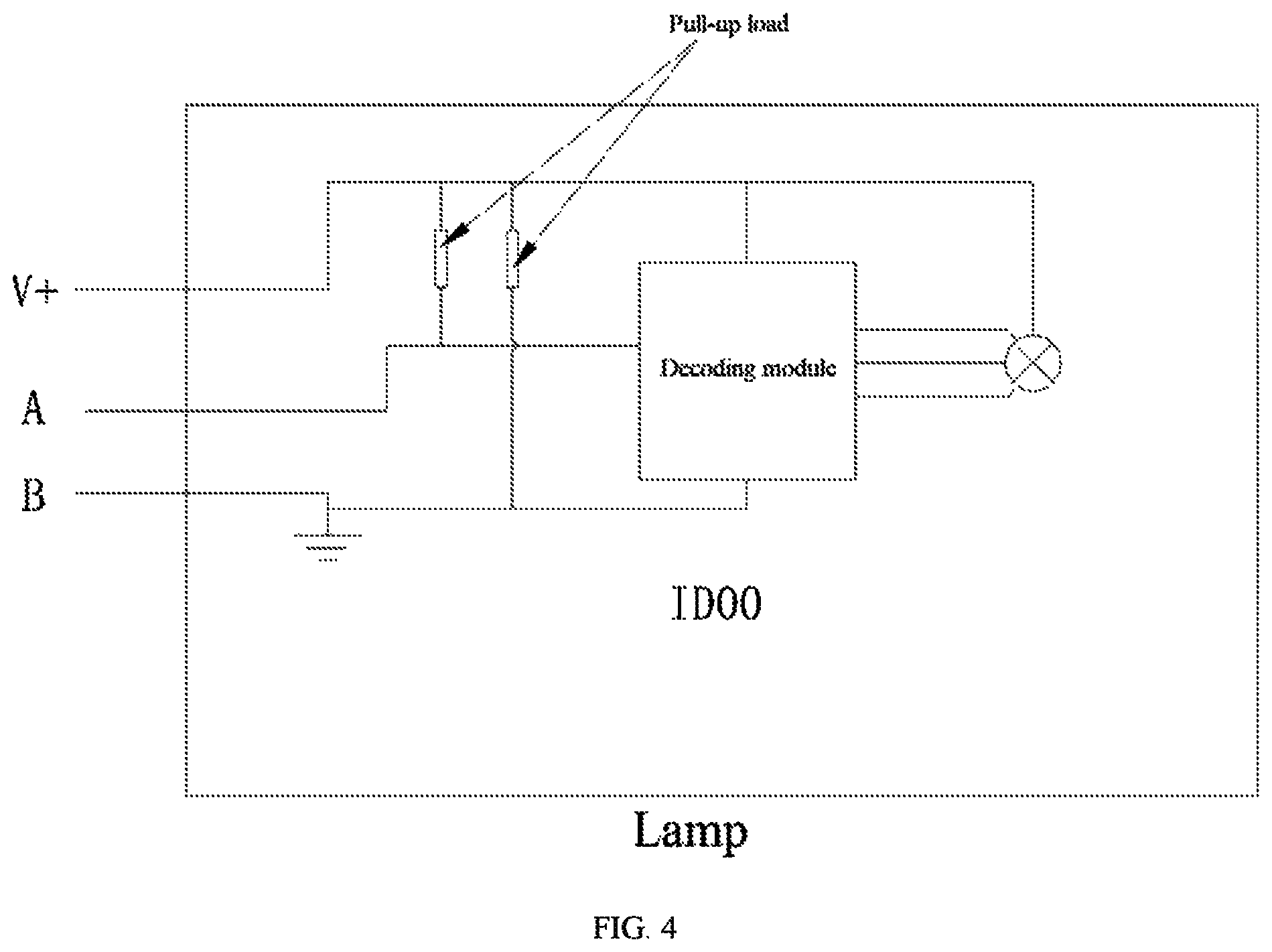 Patent US12324066 Figure 4 – Control method for lamp system based on RGB wiring arrangement