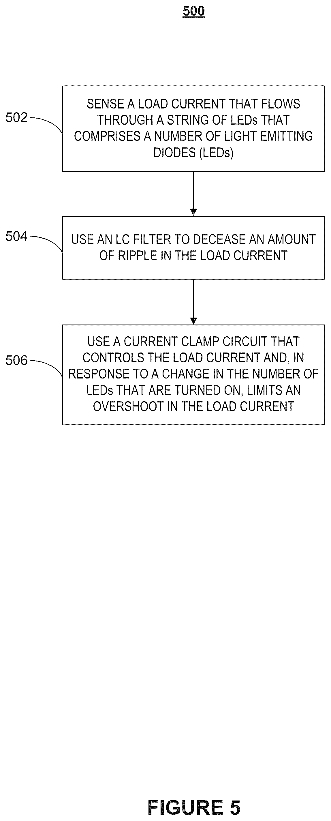 Patent US12324070 Figure 5 – H-bridge buck-boost for adaptive driving beam headlamps
