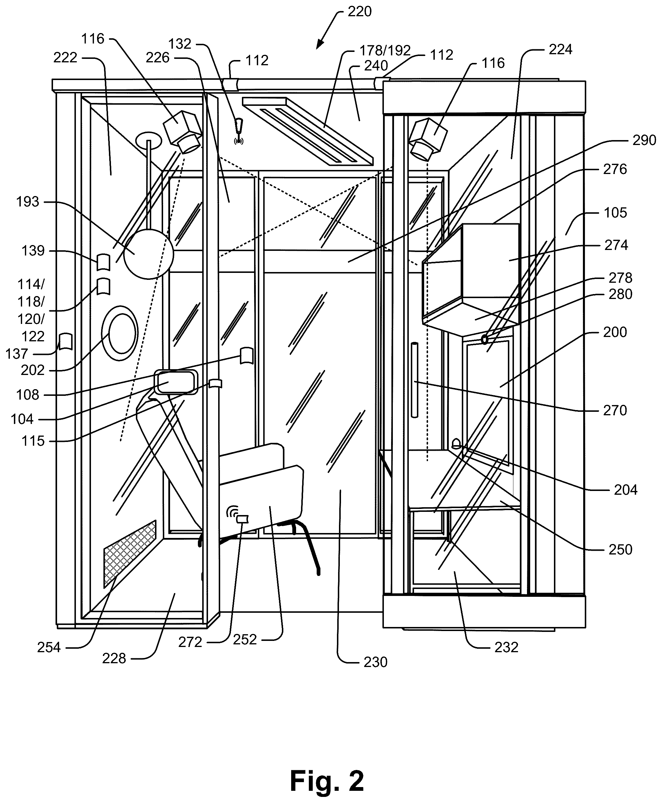 Patent US12324072 Figure 2 – Environment optimization for space based on presence and activities
