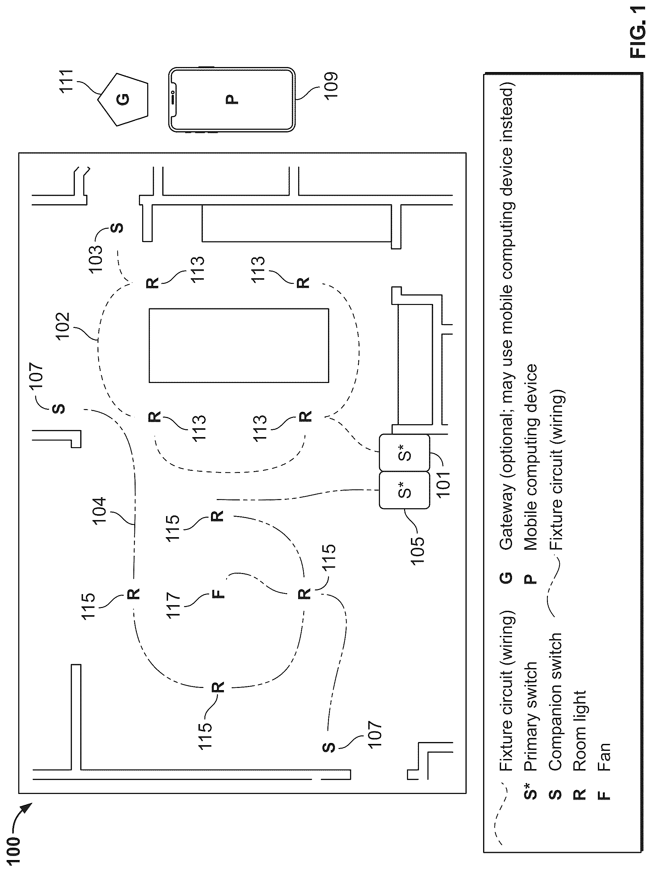 Patent US12324077 Figure 1 – Circuit mapping