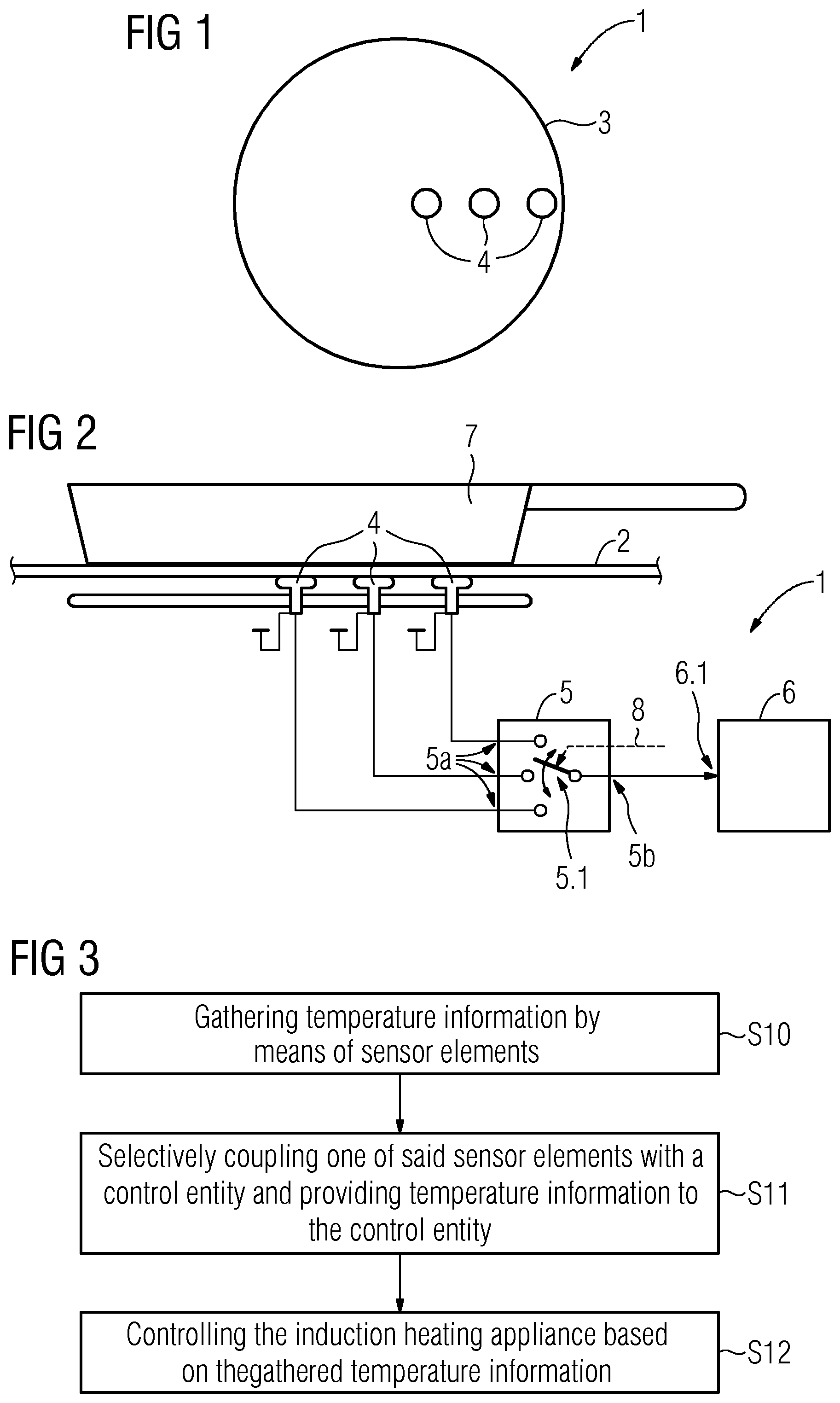 Patent US12324079 Figure 1 – Household cooking hob