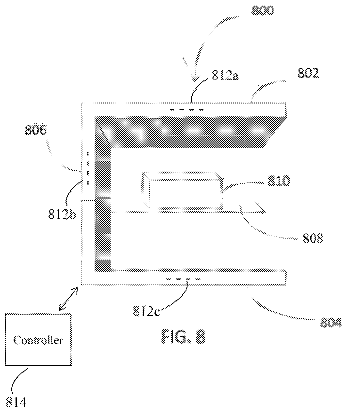 Patent US12324081 Figure 8 – Induction cooking apparatus and induction cookware
