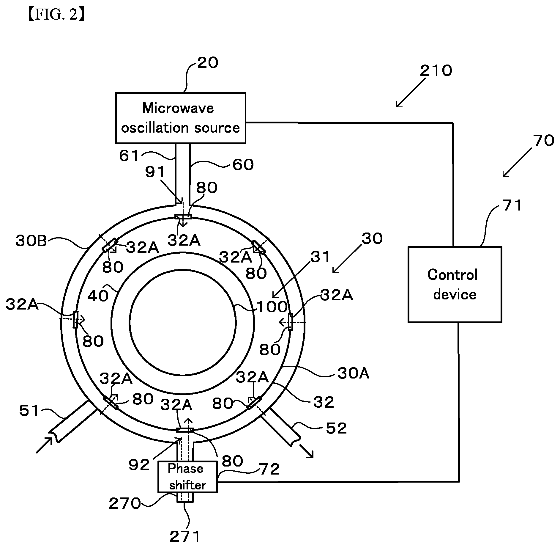 Patent US12324085 Figure 2 – Microwave plasma treatment device