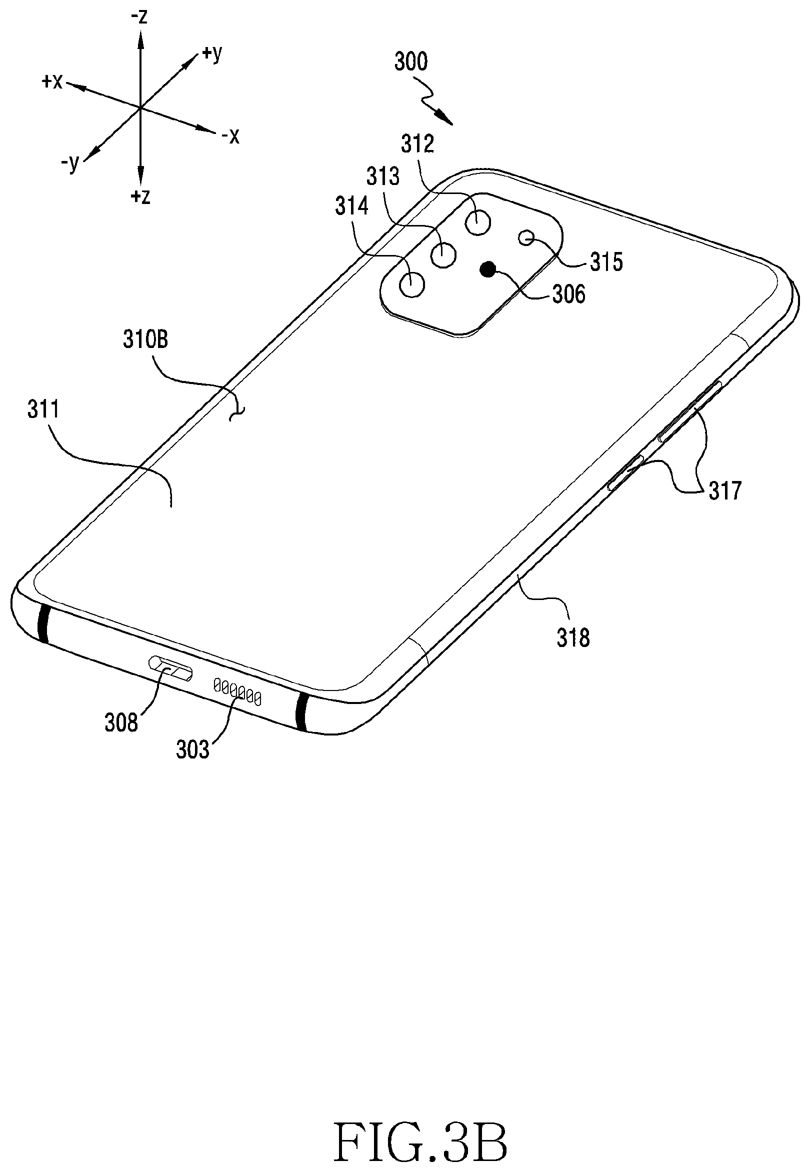 Patent US12324090 Figure 4 – Electronic device comprising antenna module and coaxial cable