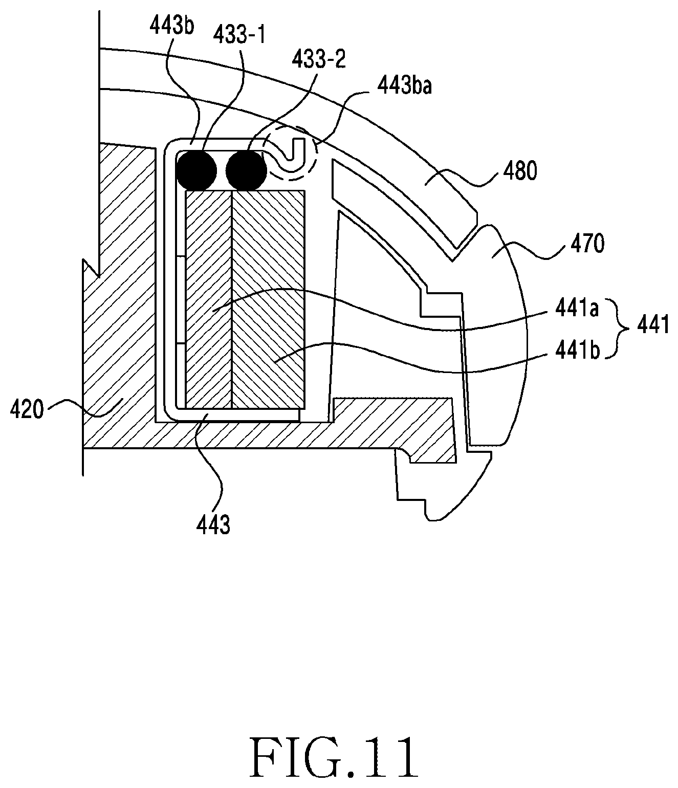 Patent US12324090 Figure 15 – Electronic device comprising antenna module and coaxial cable