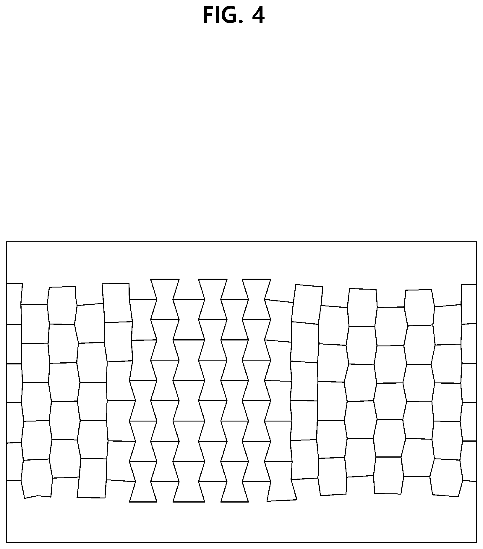 Patent US12324095 Figure 4 – Auxetic stretchable substrate with flexible joint structure and method of manufacturing same