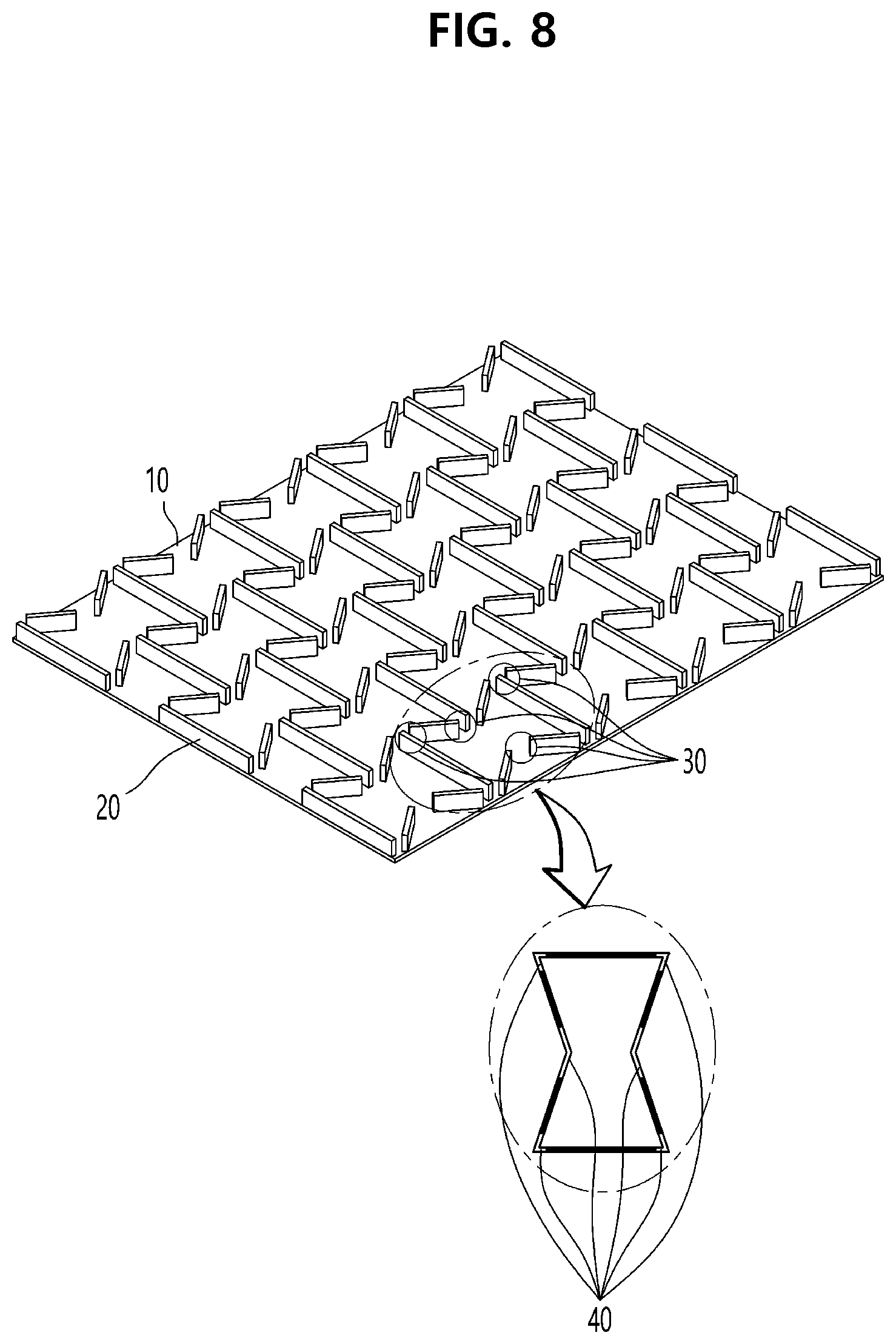 Patent US12324095 Figure 10 – Auxetic stretchable substrate with flexible joint structure and method of manufacturing same