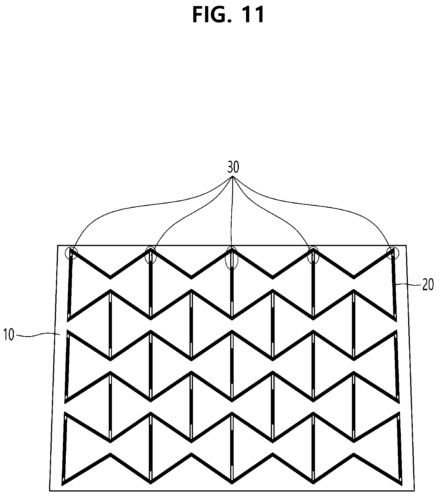 Patent US12324095 Figure 13 – Auxetic stretchable substrate with flexible joint structure and method of manufacturing same