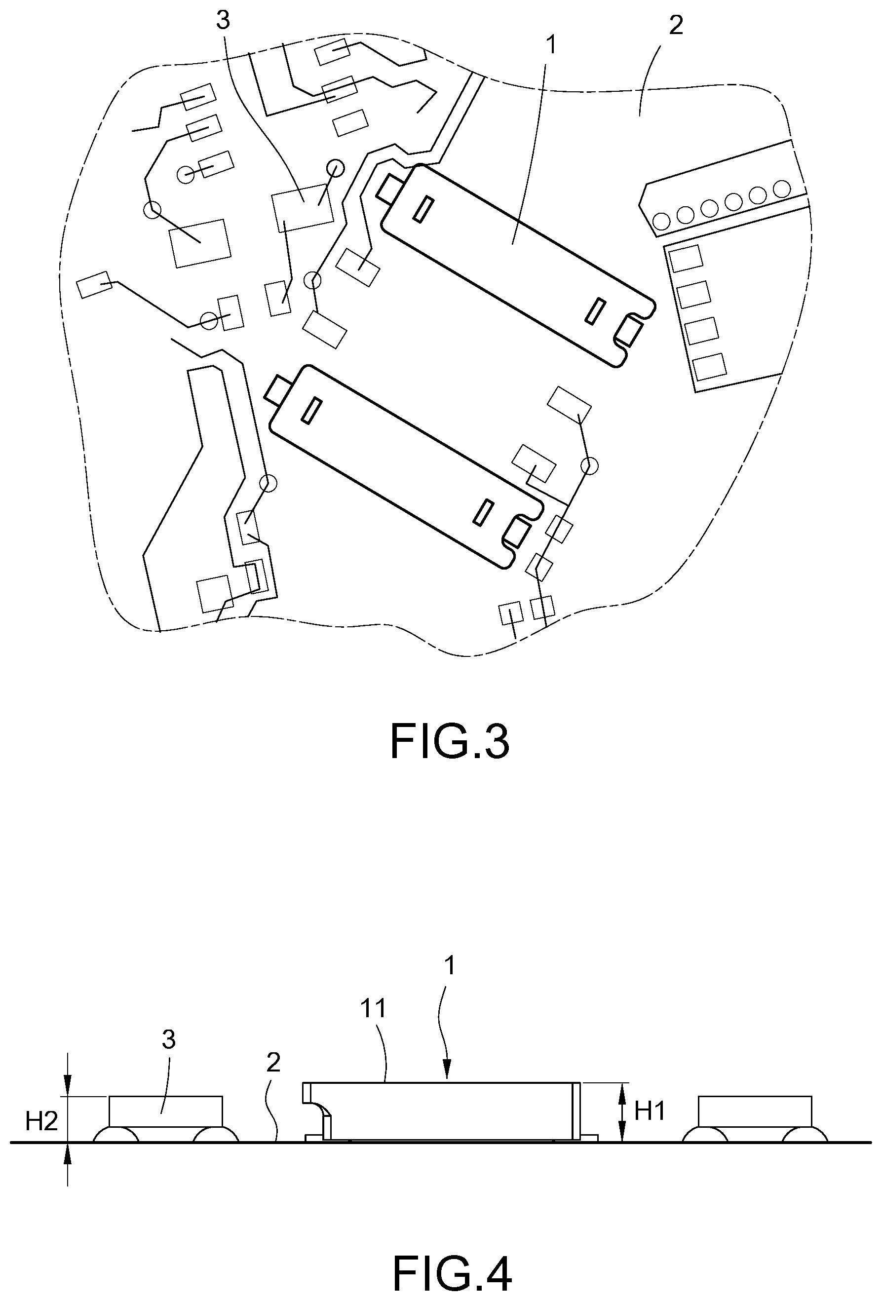 Patent US12324097 Figure 2 – PCB pad for SMT process