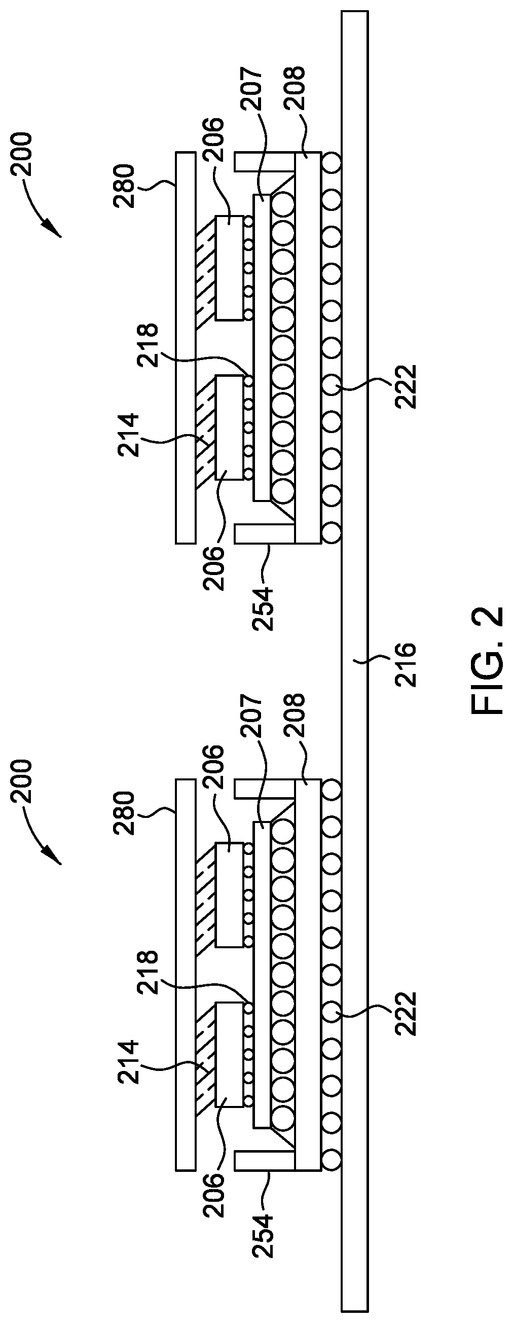 Patent US12324101 Figure 2 – Frame for coupling of a thermal management device to a printed circuit board