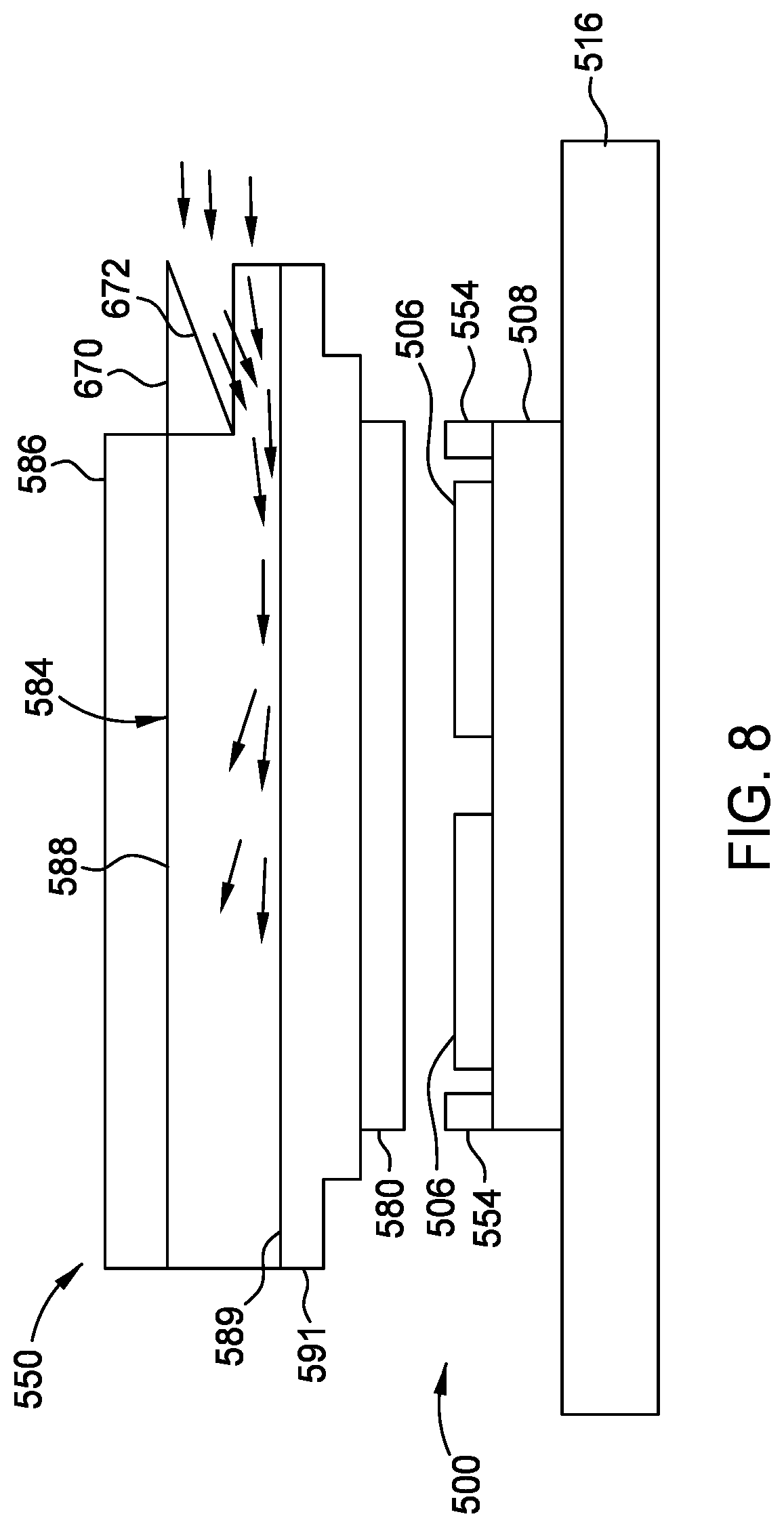 Patent US12324101 Figure 8 – Frame for coupling of a thermal management device to a printed circuit board