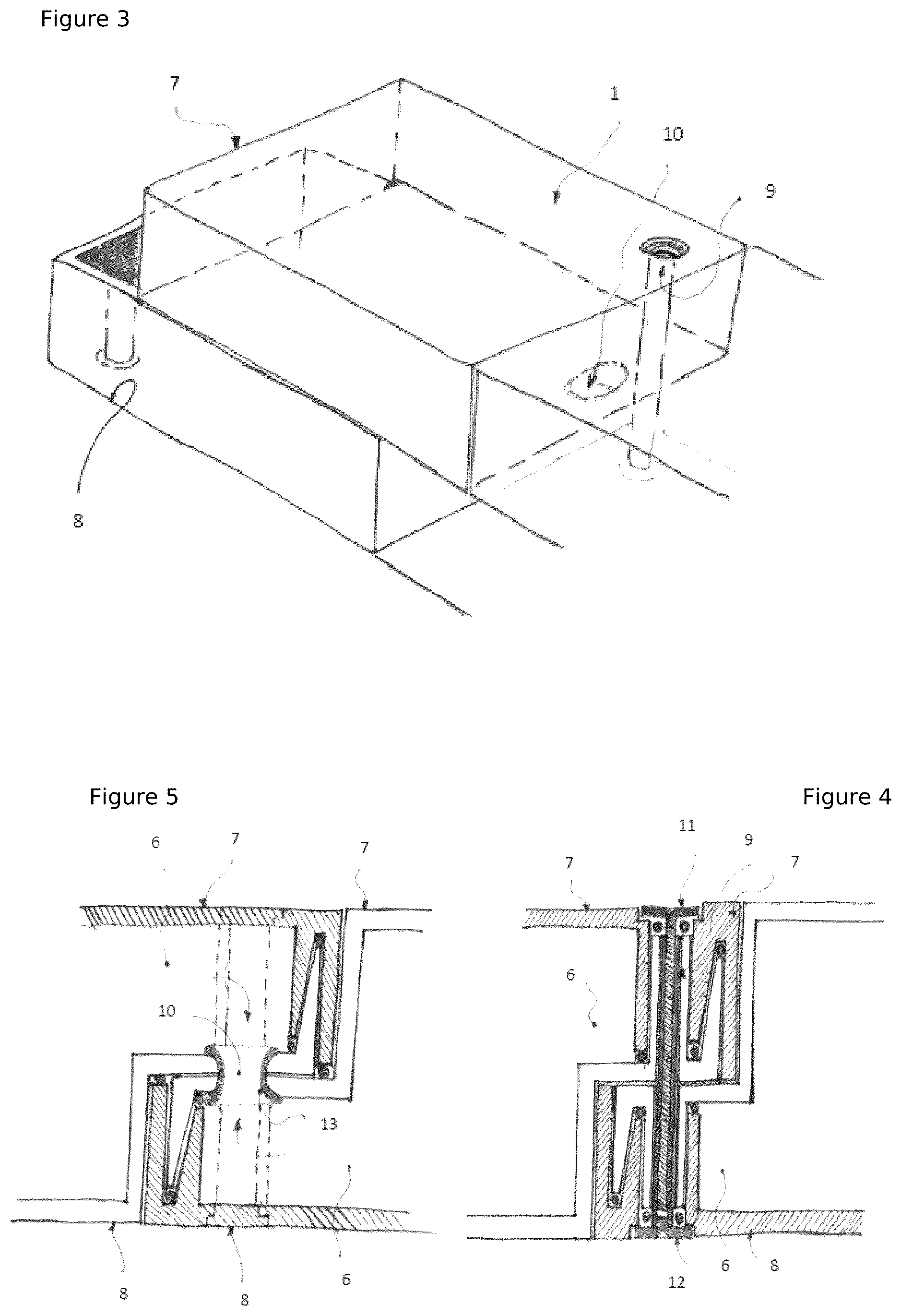 Patent US12324106 Figure 2 – Closed system for placing installations, especially electrical ones