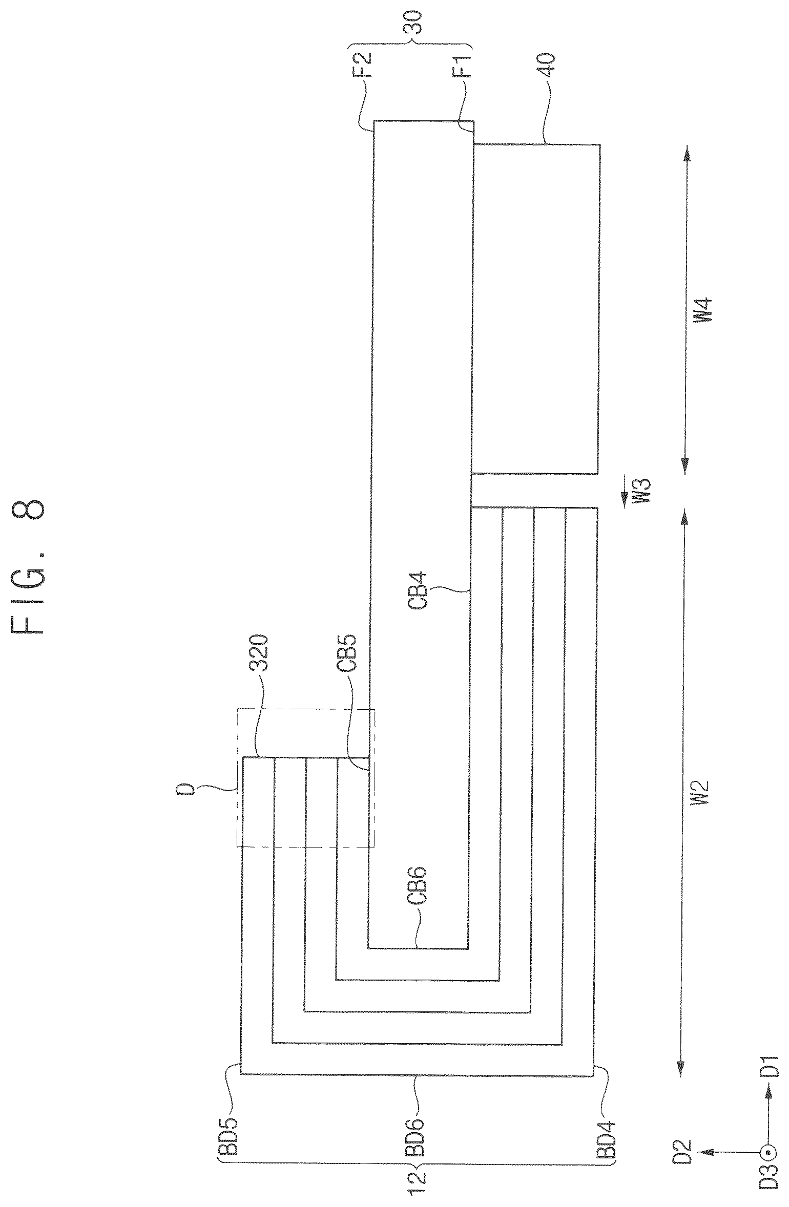 Patent US12324107 Figure 7 – Circuit board and a display device including the same