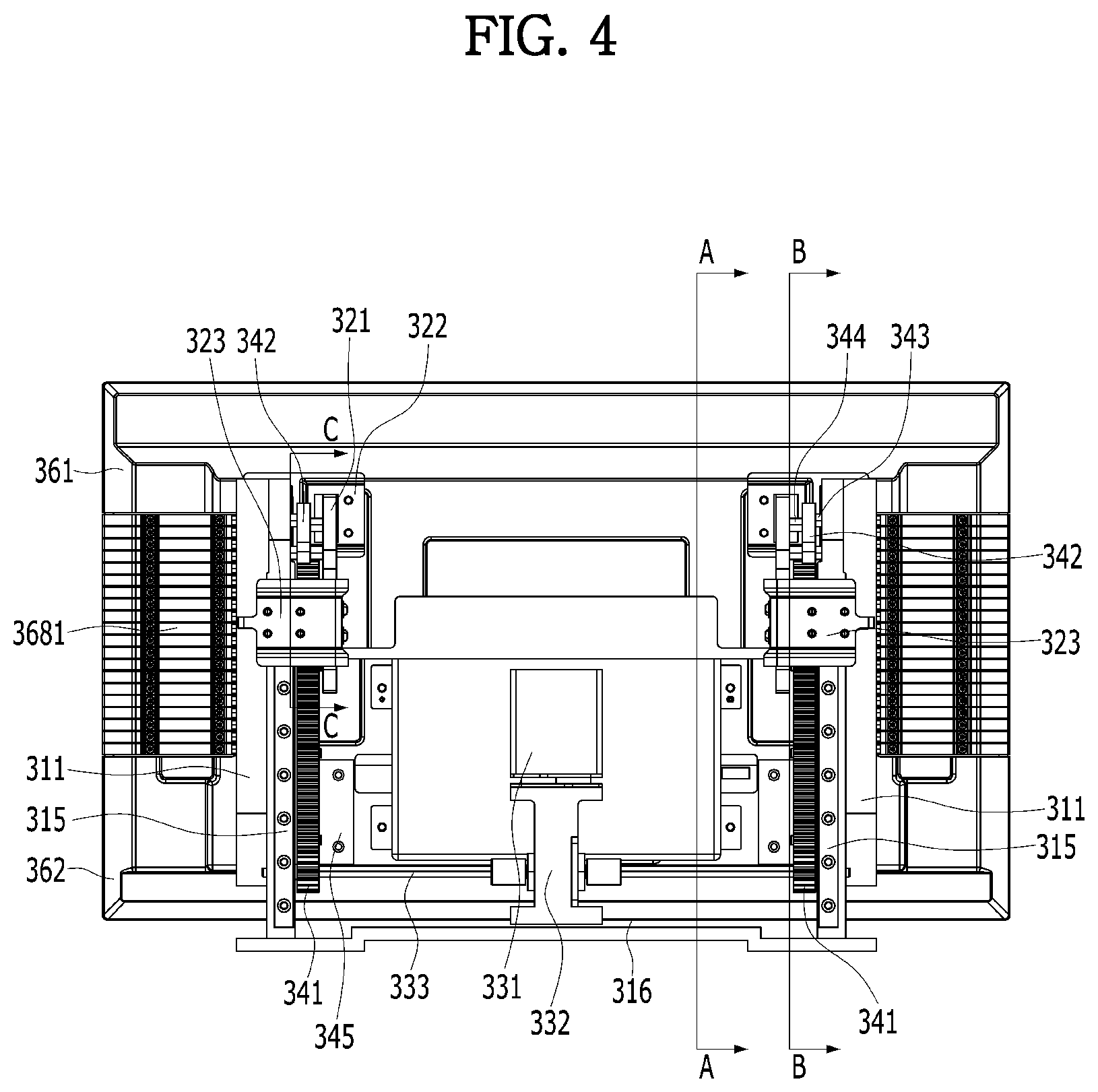 Patent US12324111 Figure 4 – Deformable display device for vehicle