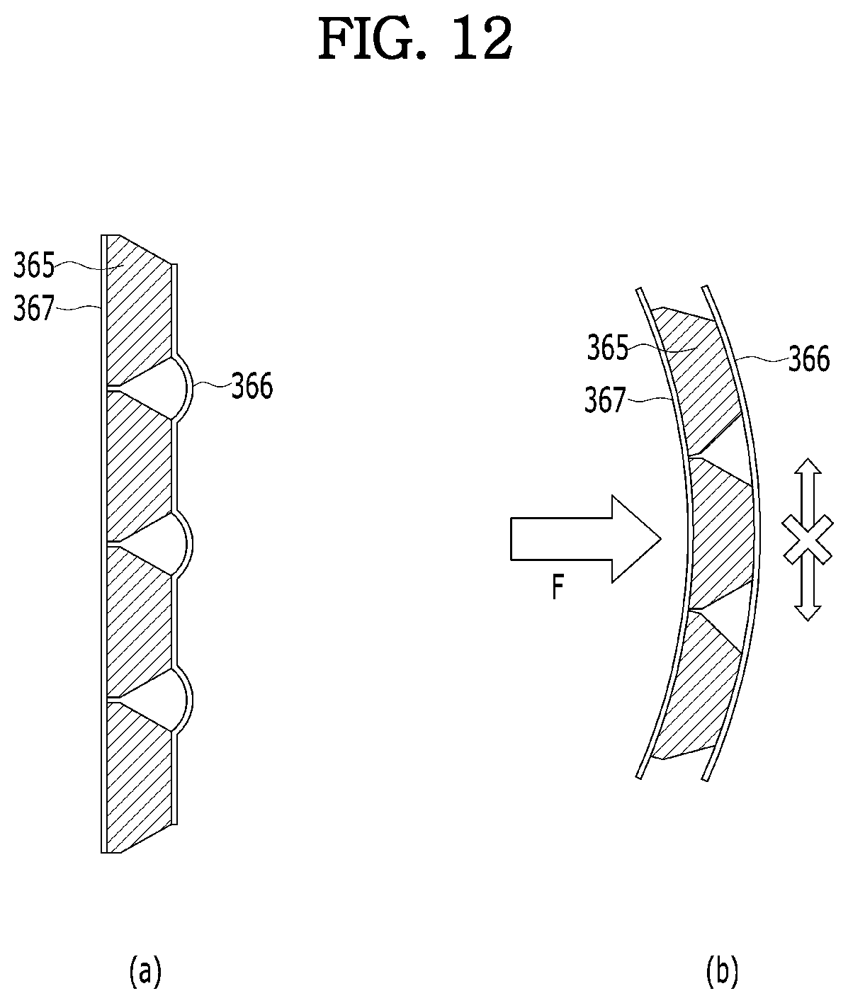 Patent US12324111 Figure 11 – Deformable display device for vehicle
