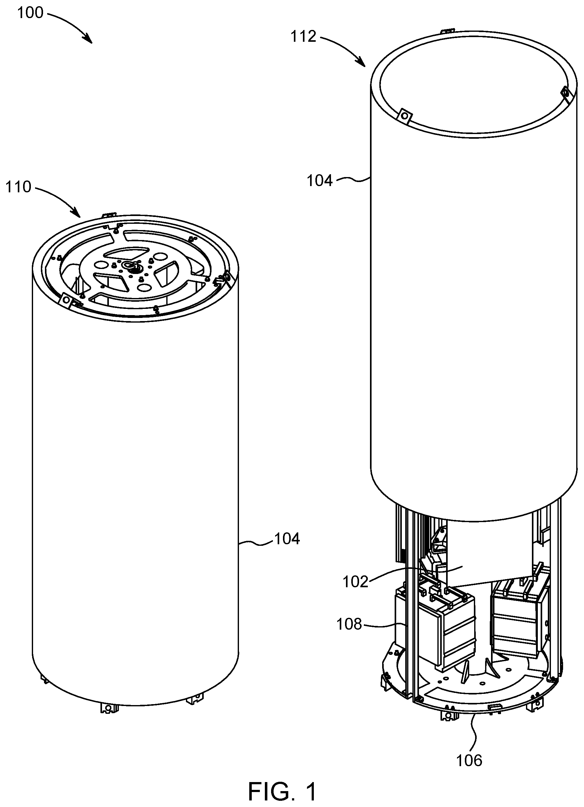 Patent US12324112 — Shroud assembly — Figure 1