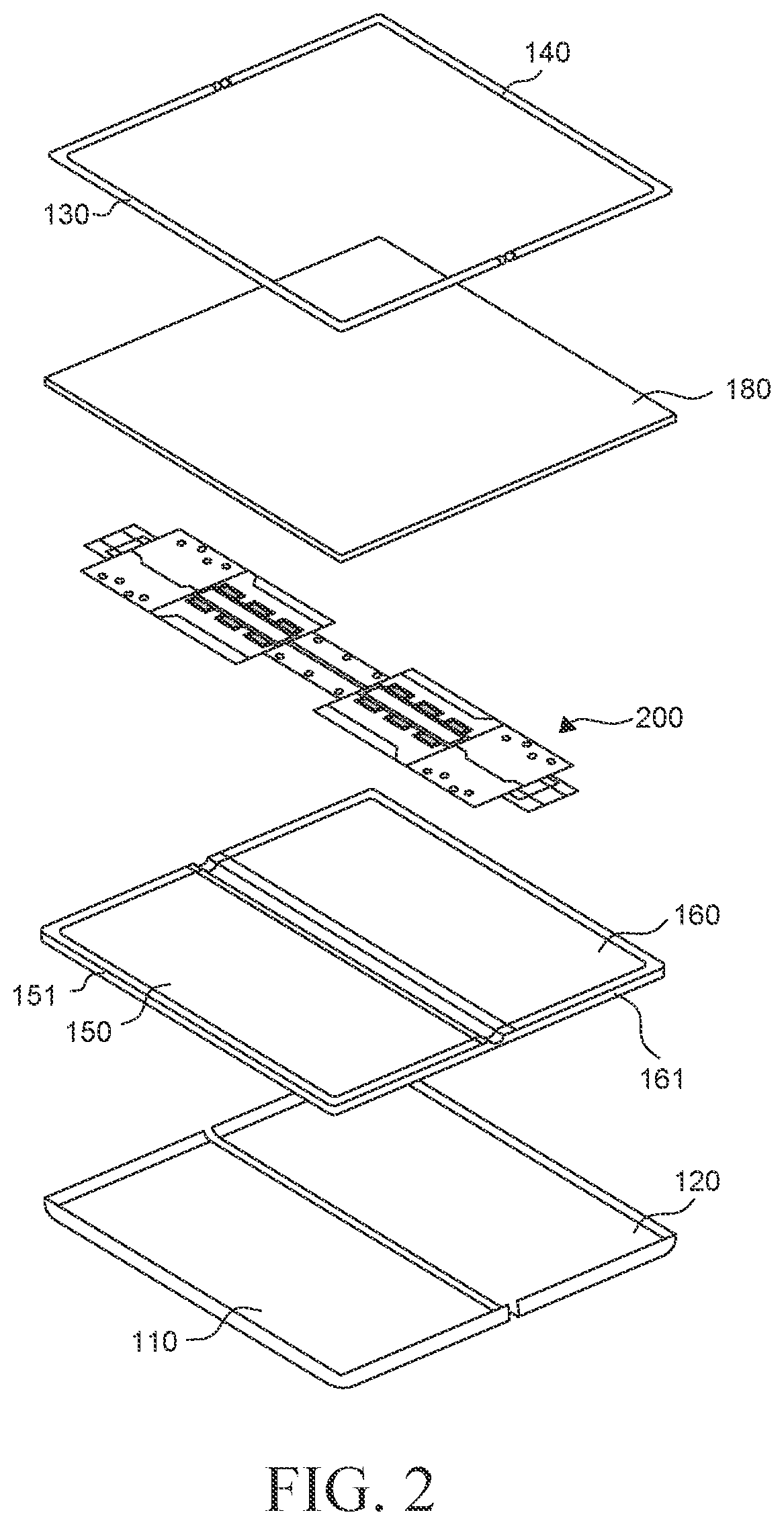 Patent US12324113 Figure 2 – Foldable display device including a foreign material inflow prevention element